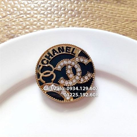 ICN0005 - Icon Chanel Tròn Phụ kiện đính Điện thoại