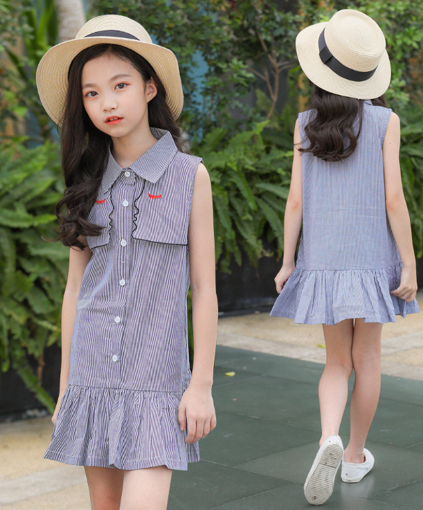 KM- DAM865- Đầm sơ mi cô gái