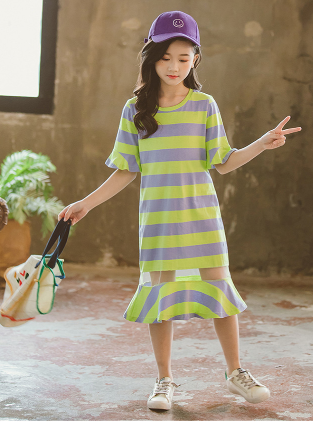 DAM1011- Đầm sọc