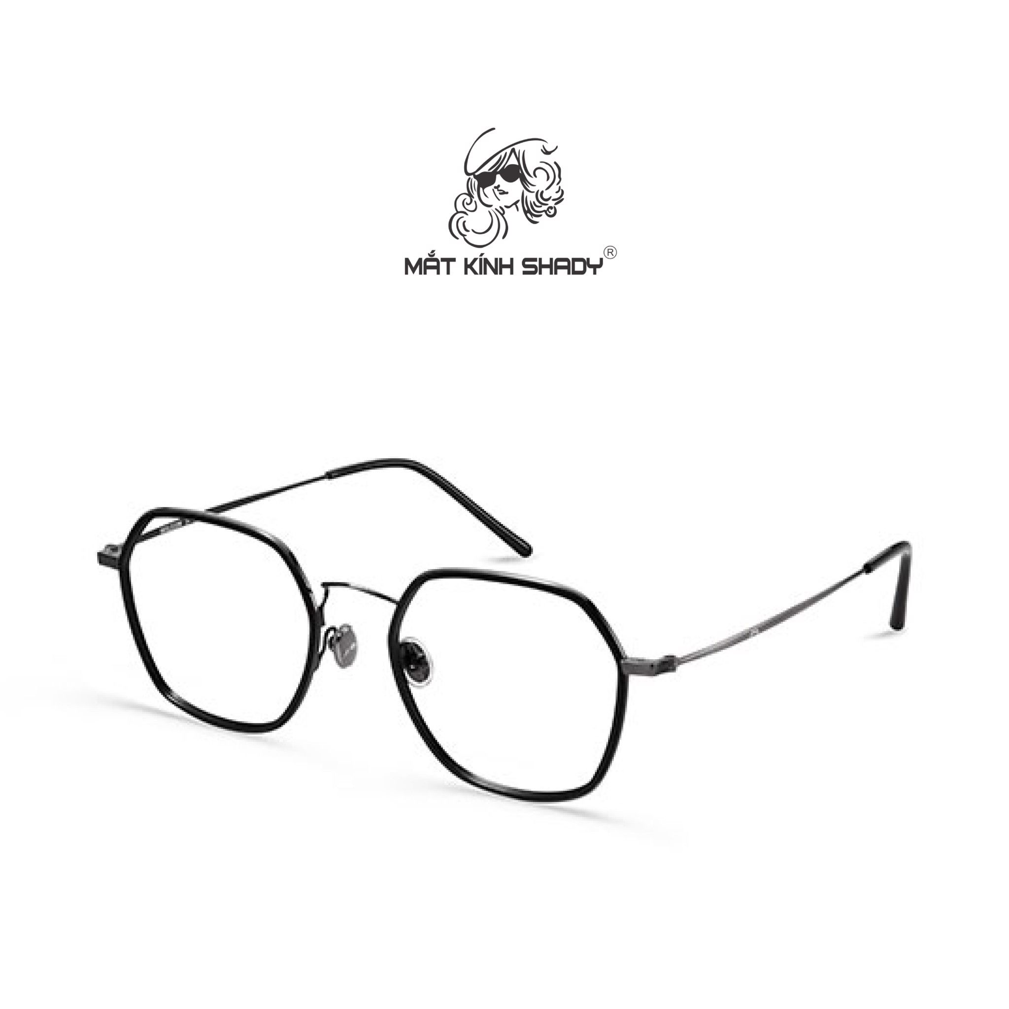 Gọng Kính Cận Chính Hãng Molsion Unisex, Chất Nhựa Acetate, Hợp Kim - MJ6096