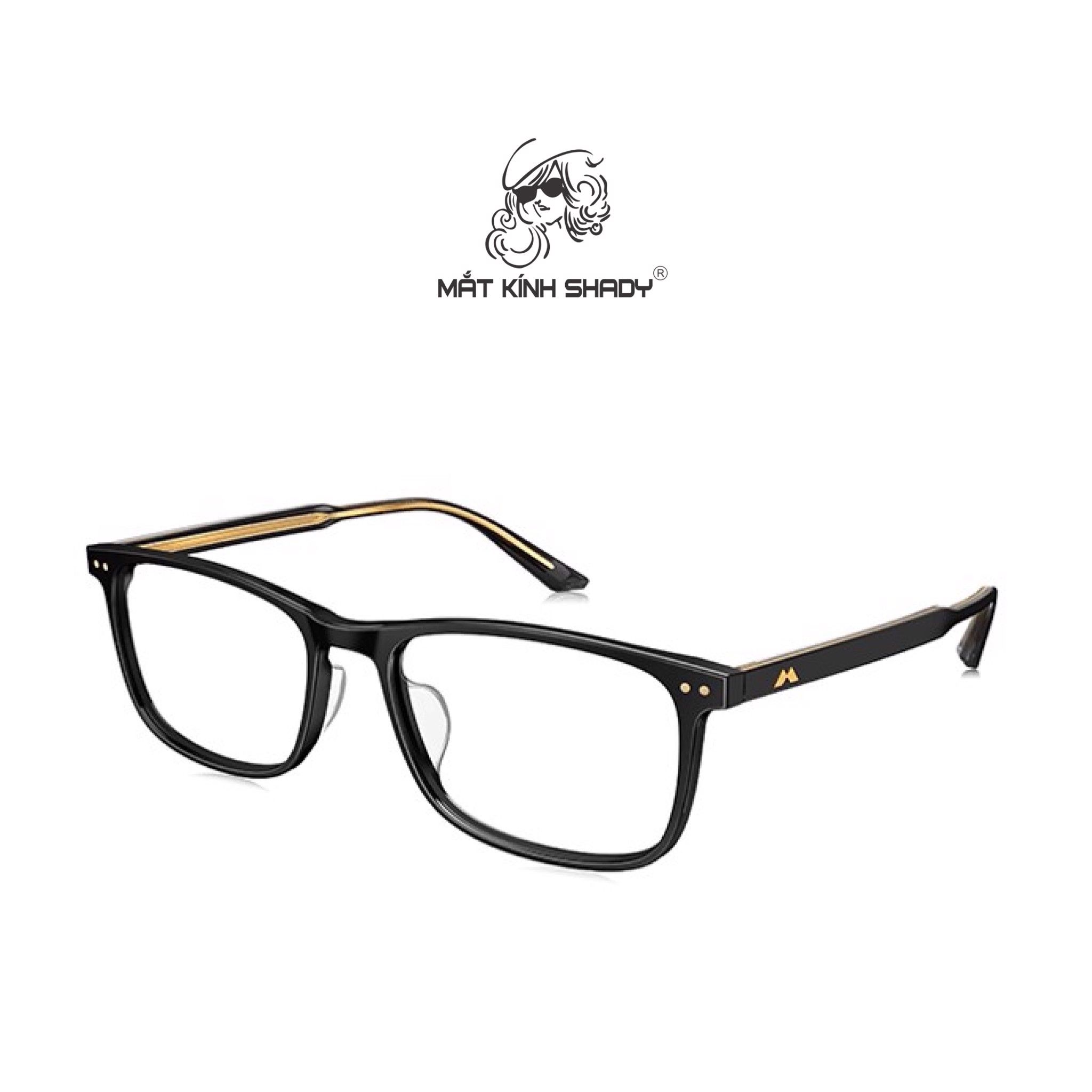 Gọng Kính Cận Chính Hãng Molsion Unisex, Chất Nhựa Acetate Nguyên Khối - MJ3009