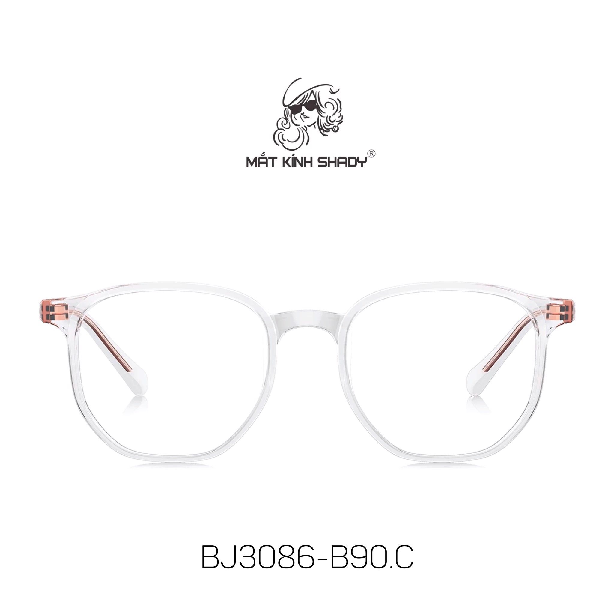 Gọng Kính Cận Chính Hãng Bolon Thời Trang Unisex, Chất Nhựa Acetate Nguyên Khối - BJ3086