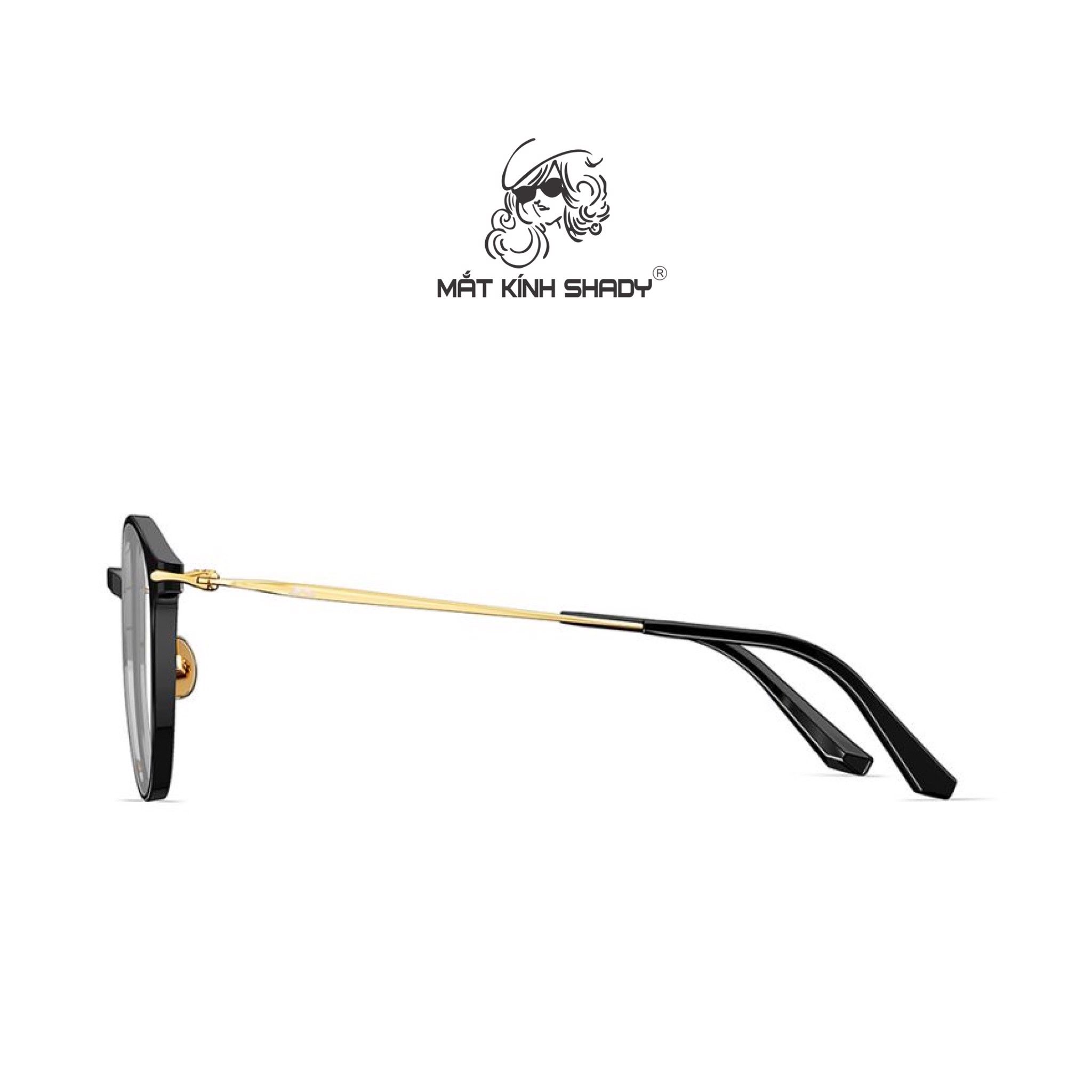 Gọng Kính Cận Dáng Mắt Mèo Thời Trang Unisex Cao Cấp, Chính Hãng Molsion - MJ5037