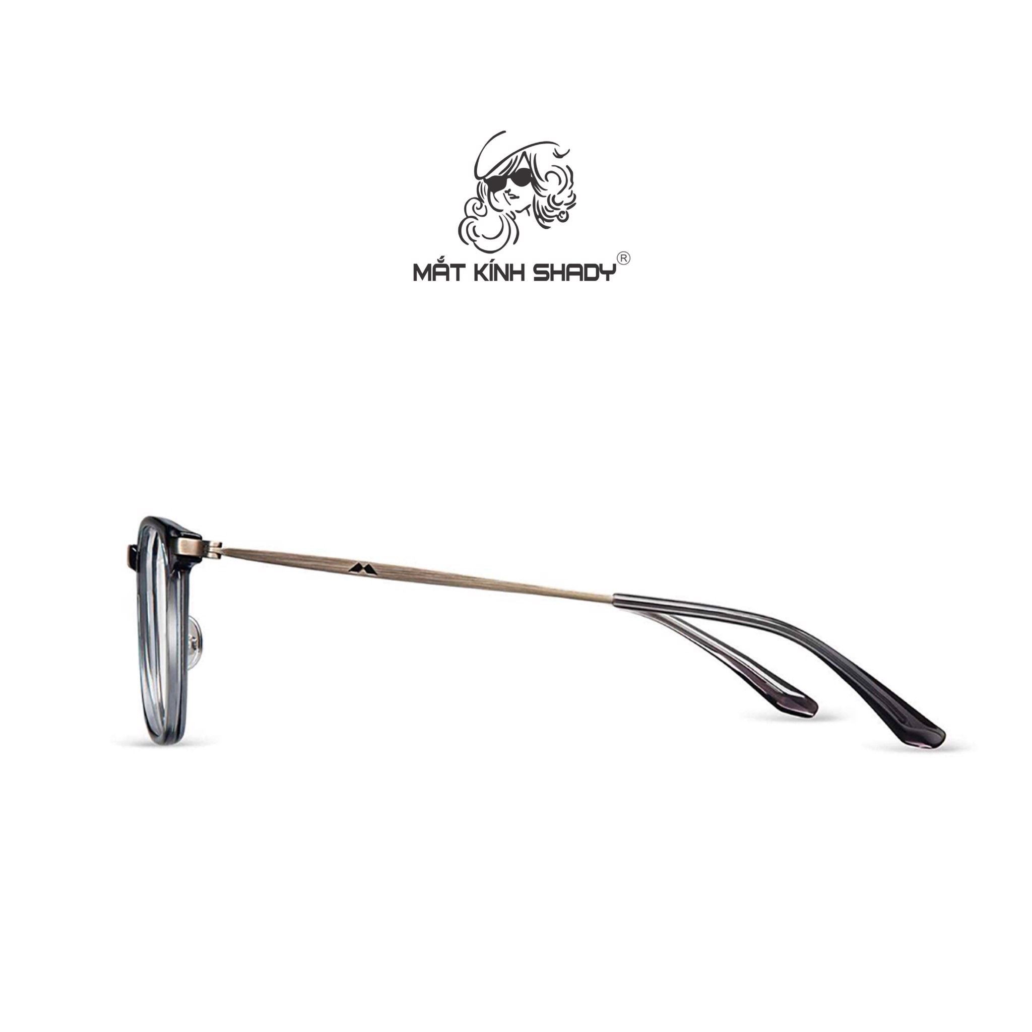 Gọng Kính Cận Chính Hãng Molsion Unisex, Chất Nhựa TR Và Hợp Kim Cao Cấp - MJ5019