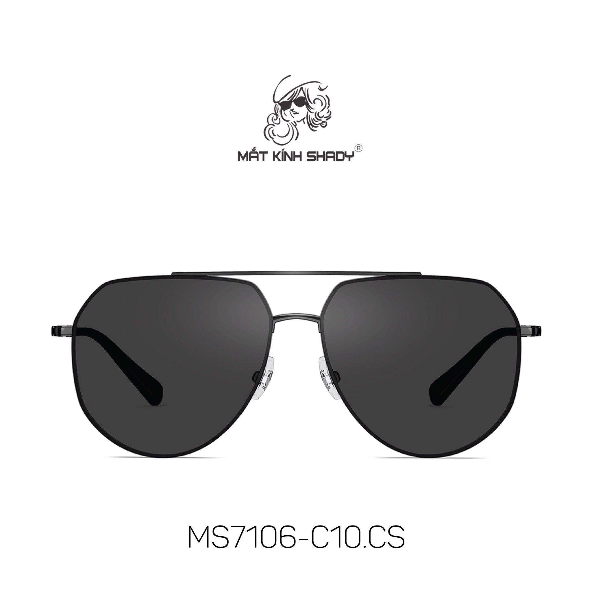Kính Mát Thời Trang Nam Chính Hãng Molsion, Chất Thép Không Gỉ Cao Cấp - MS7106