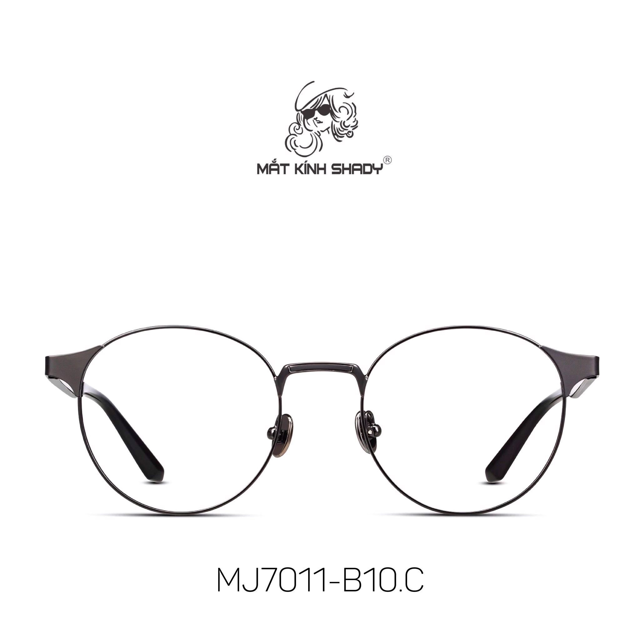Gọng Kính Cận Chính Hãng Molsion Unisex, Hợp Kim Cao Cấp - MJ7011