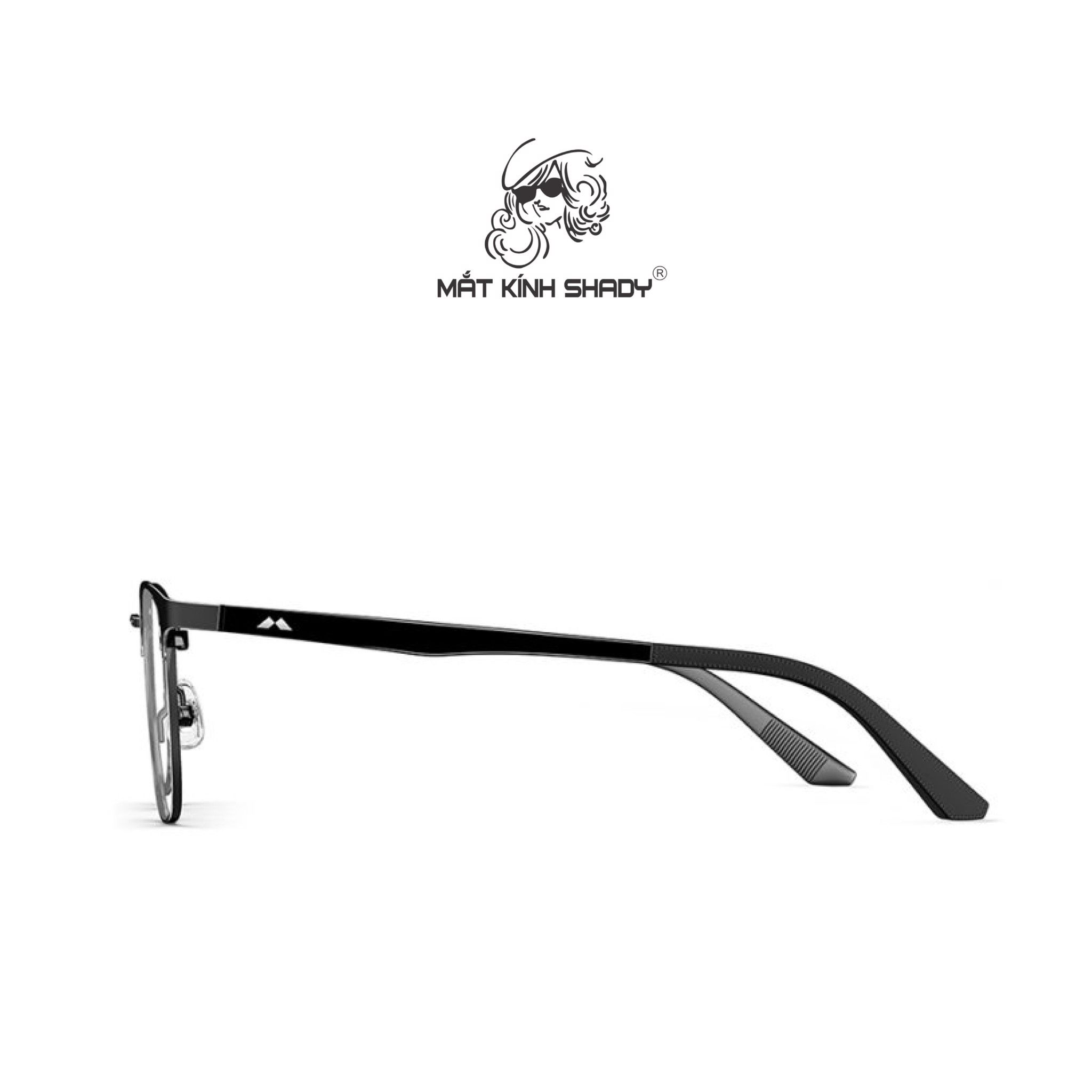 Gọng Kính Cận Dáng Vuông Thời Trang Unisex, Chất Liệu Hợp Kim Cao Cấp Chính Hãng MOLSION - MJ7120