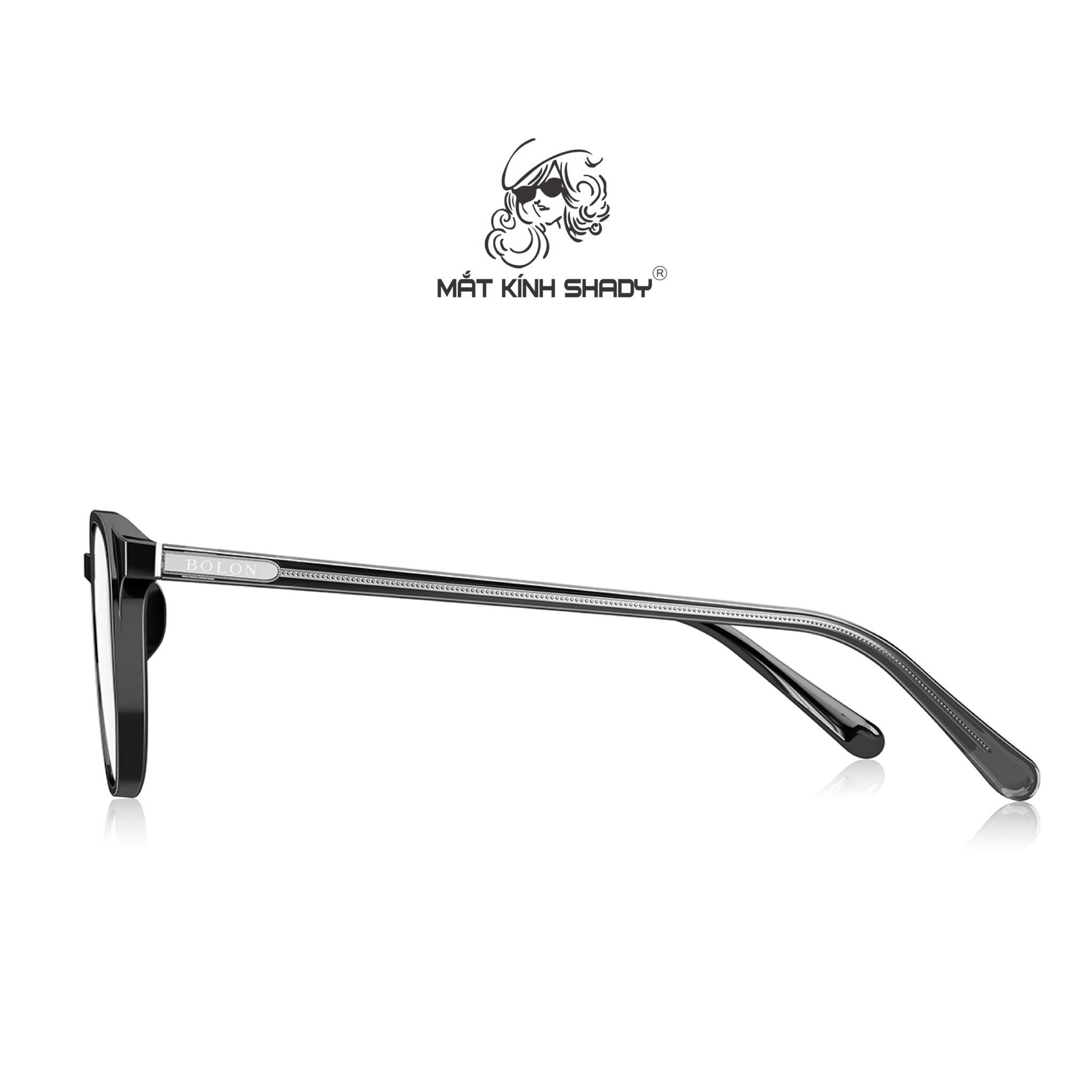 Gọng Kính Cận Chính Hãng Bolon Thời Trang Unisex, Chất Nhựa Acetate Nguyên Khối - BJ3086