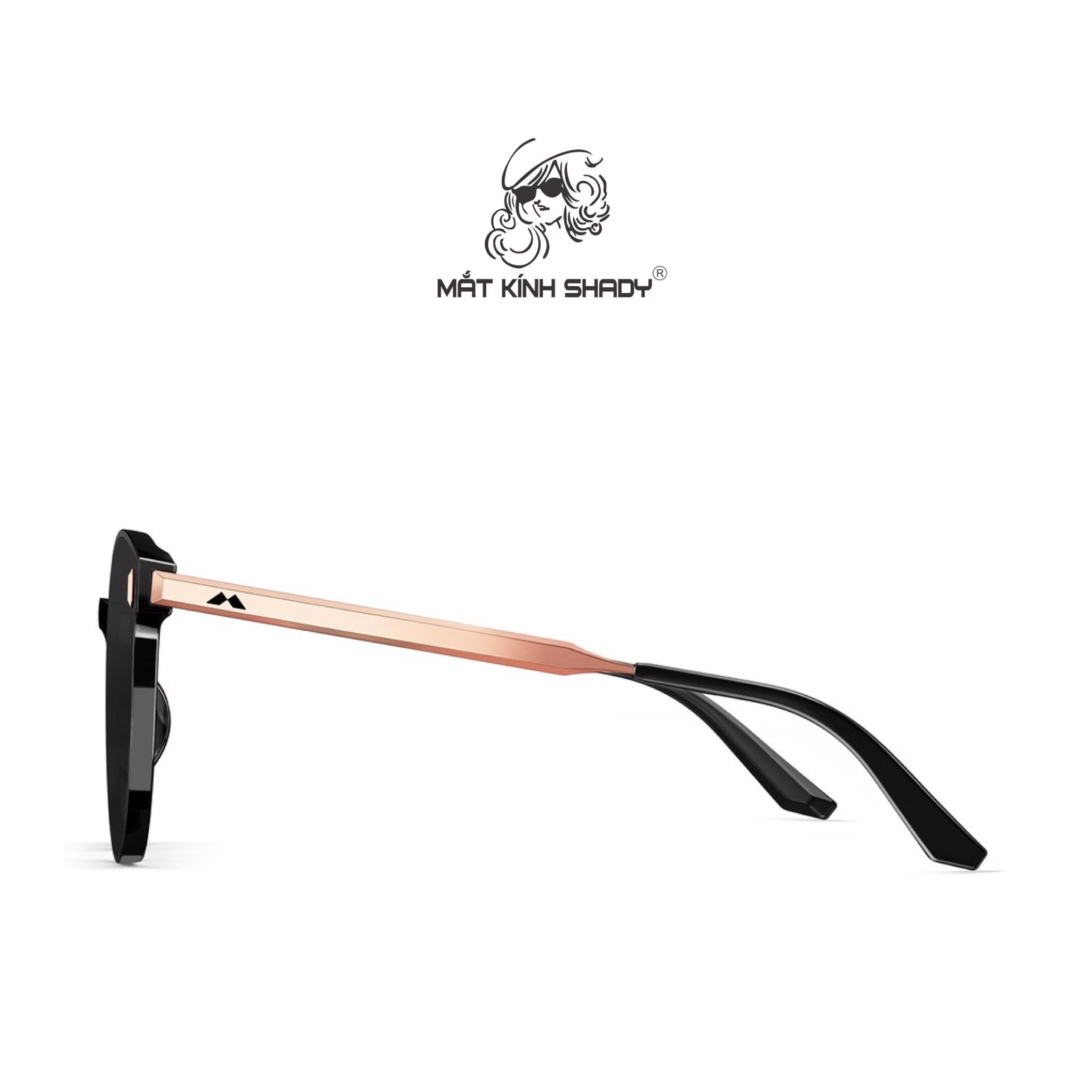 Kính Mát Chính Hãng Molsion Dáng Mắt Mèo Thời Trang Nữ, Nhựa Acetate Cao Cấp - MS5029