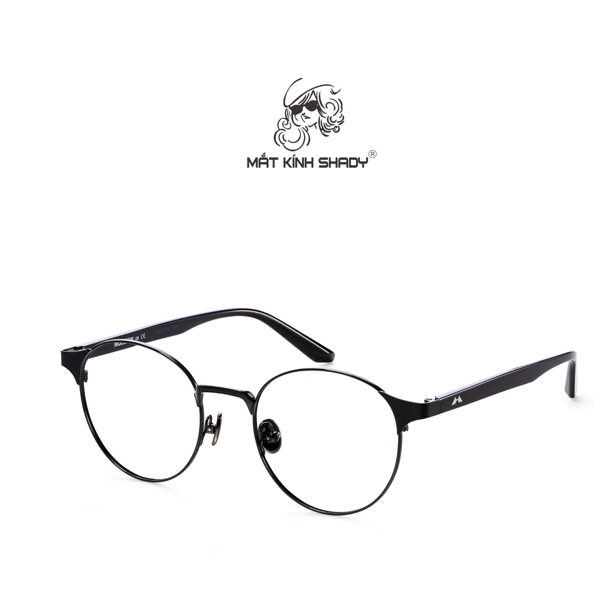 Gọng Kính Cận Chính Hãng Molsion Unisex, Hợp Kim Cao Cấp - MJ7011