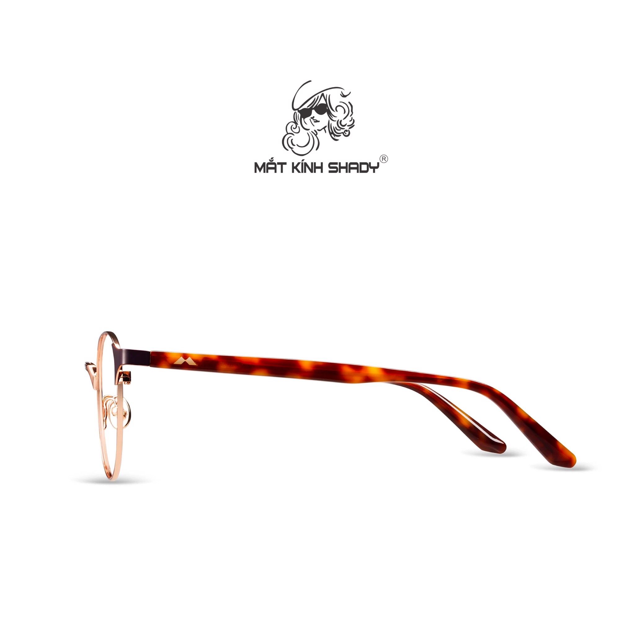 Gọng Kính Cận Chính Hãng Molsion Unisex, Hợp Kim Cao Cấp - MJ7011