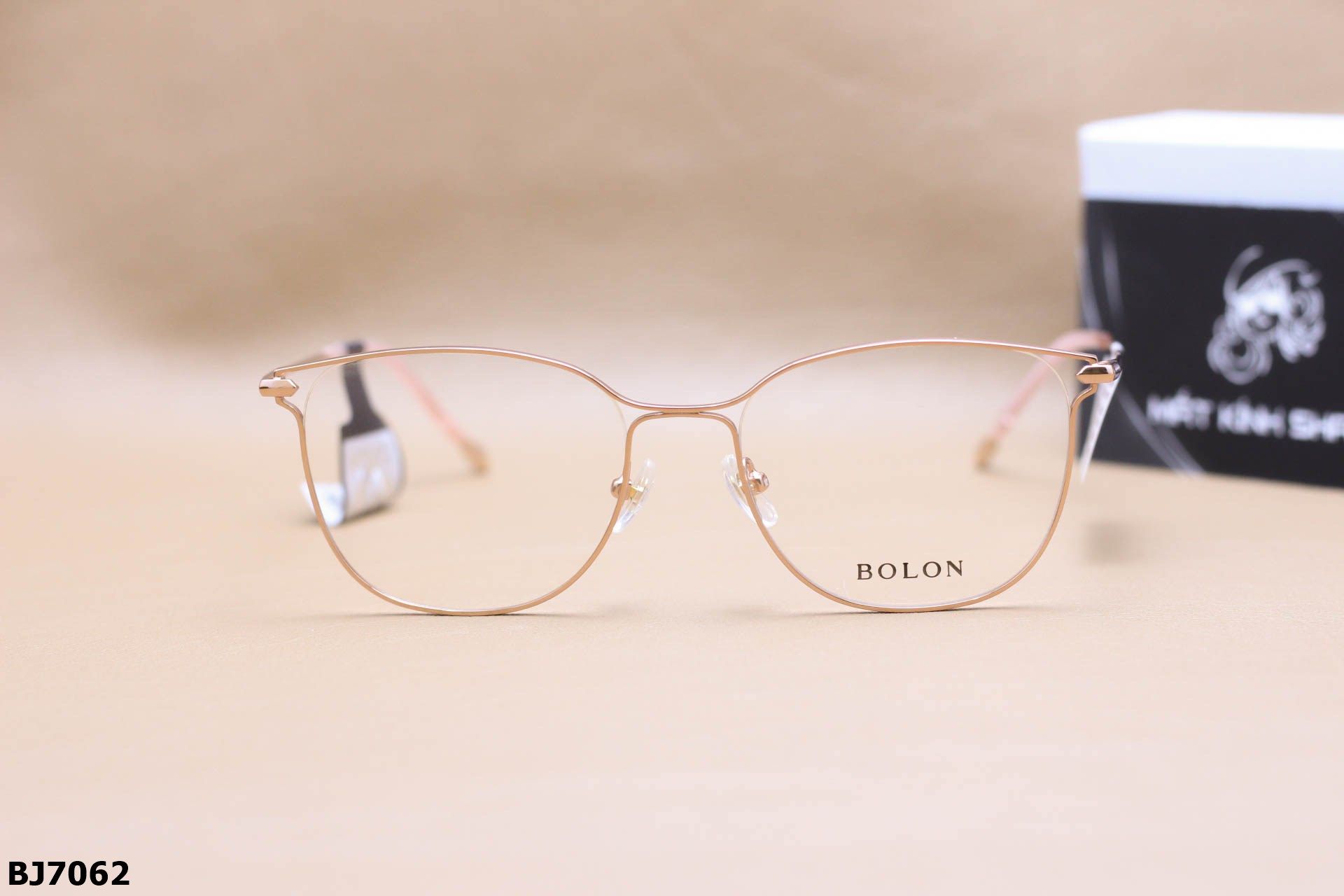 Gọng Kính Mắt Mèo Thời Trang Nữ Chính Hãng Bolon, Chất Liệu Thép Cao Cấp - BJ7062