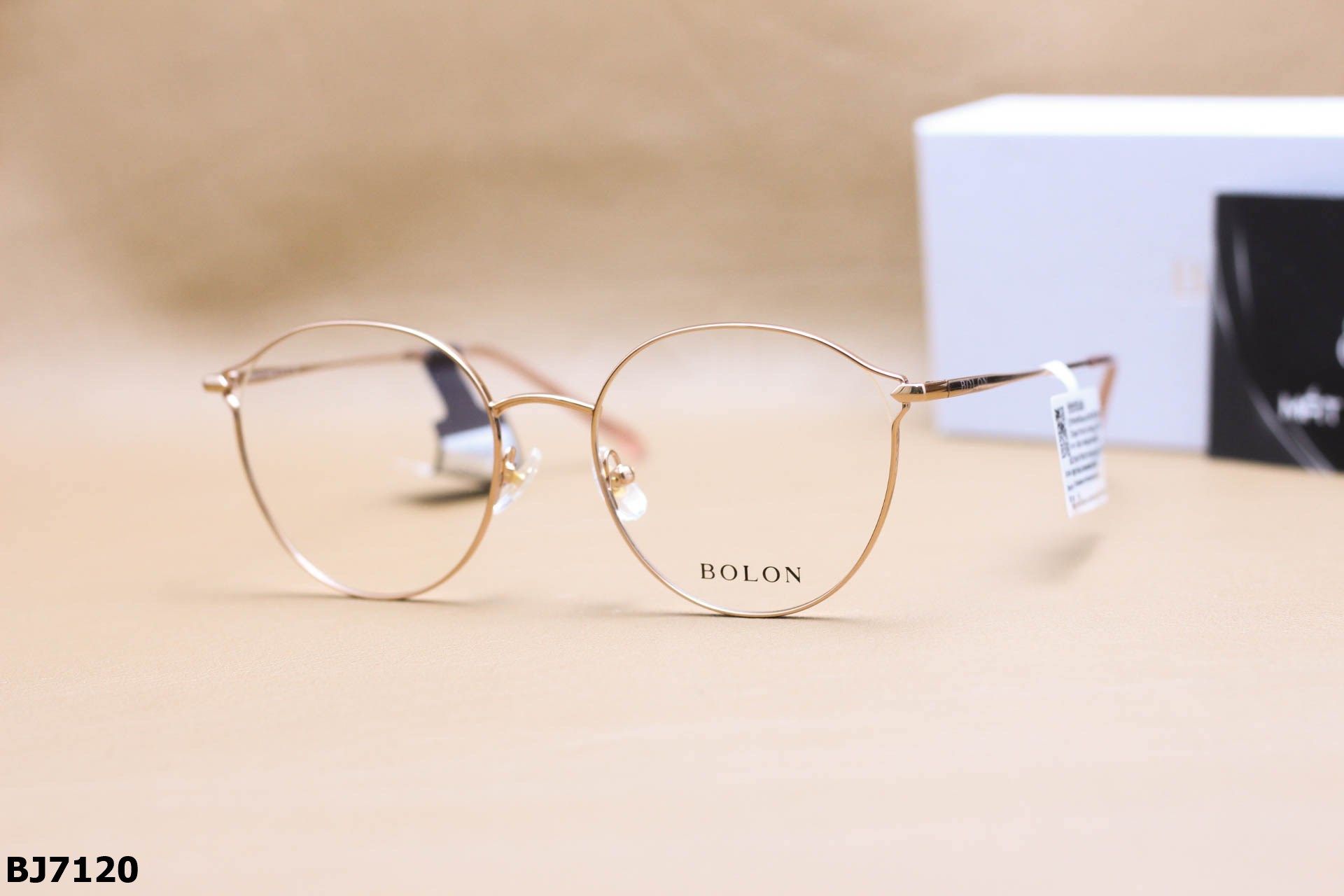 Gọng Kính Tròn Mắt Mèo Thời Trang Nữ Chính Hãng Bolon, Chất Liệu Thép Cao Cấp - BJ7120