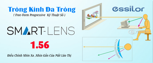  Đa Tròng Đổi Màu Smart Lens Sunx Essilor 1.56 