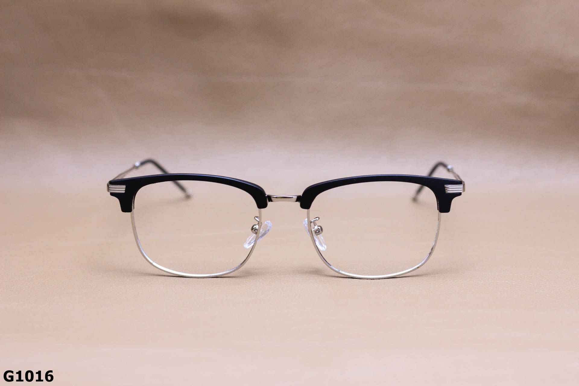 Gọng Kính Cận Nhựa, Hợp Kim Nửa Gọng Unisex - G1016