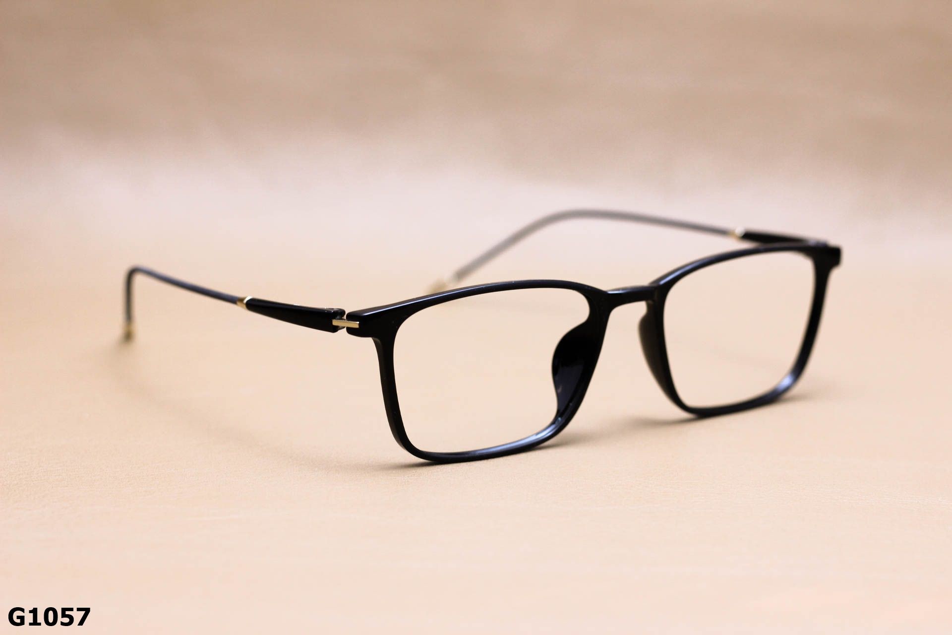 Gọng Kính Cận Vuông Thanh Mảnh Unisex Nhựa Dẻo TR90 - G1057