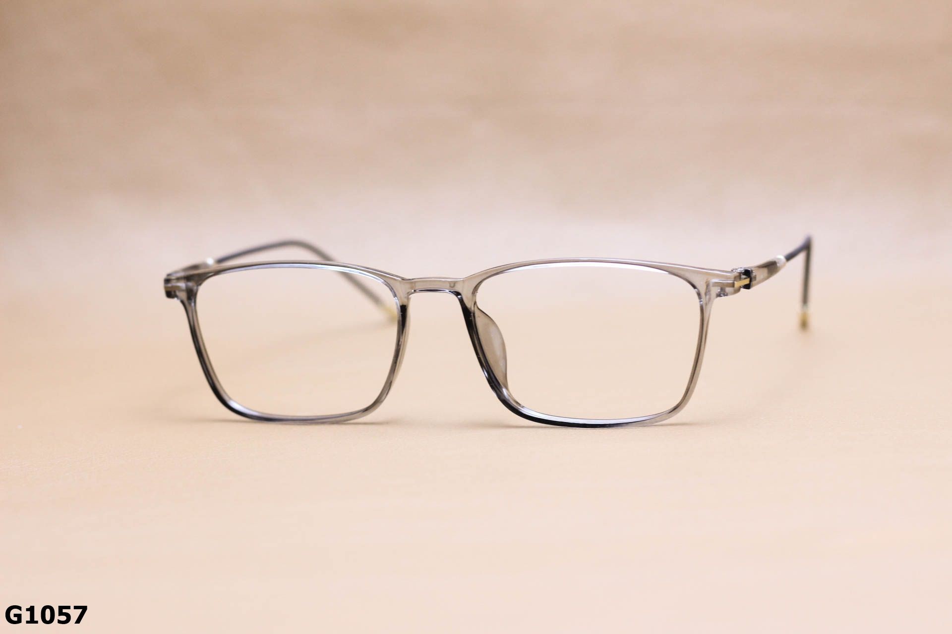 Gọng Kính Cận Vuông Thanh Mảnh Unisex Nhựa Dẻo TR90 - G1057