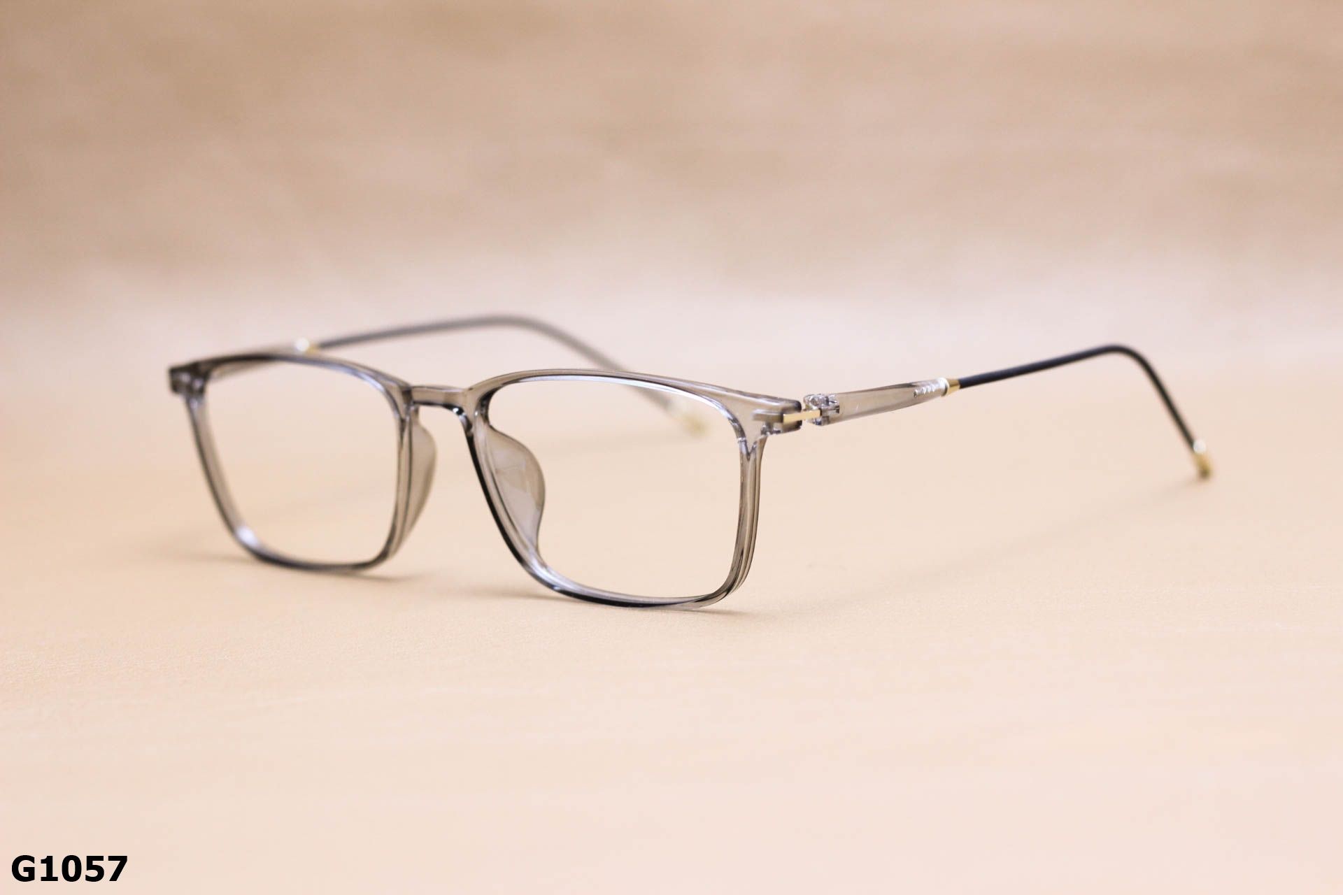 Gọng Kính Cận Vuông Thanh Mảnh Unisex Nhựa Dẻo TR90 - G1057