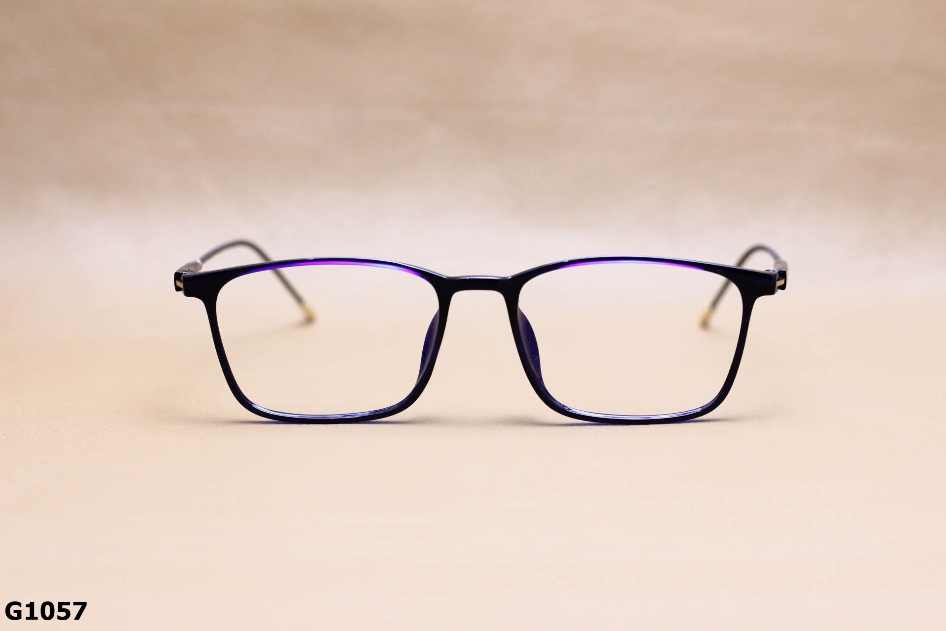 Gọng Kính Cận Vuông Thanh Mảnh Unisex Nhựa Dẻo TR90 - G1057