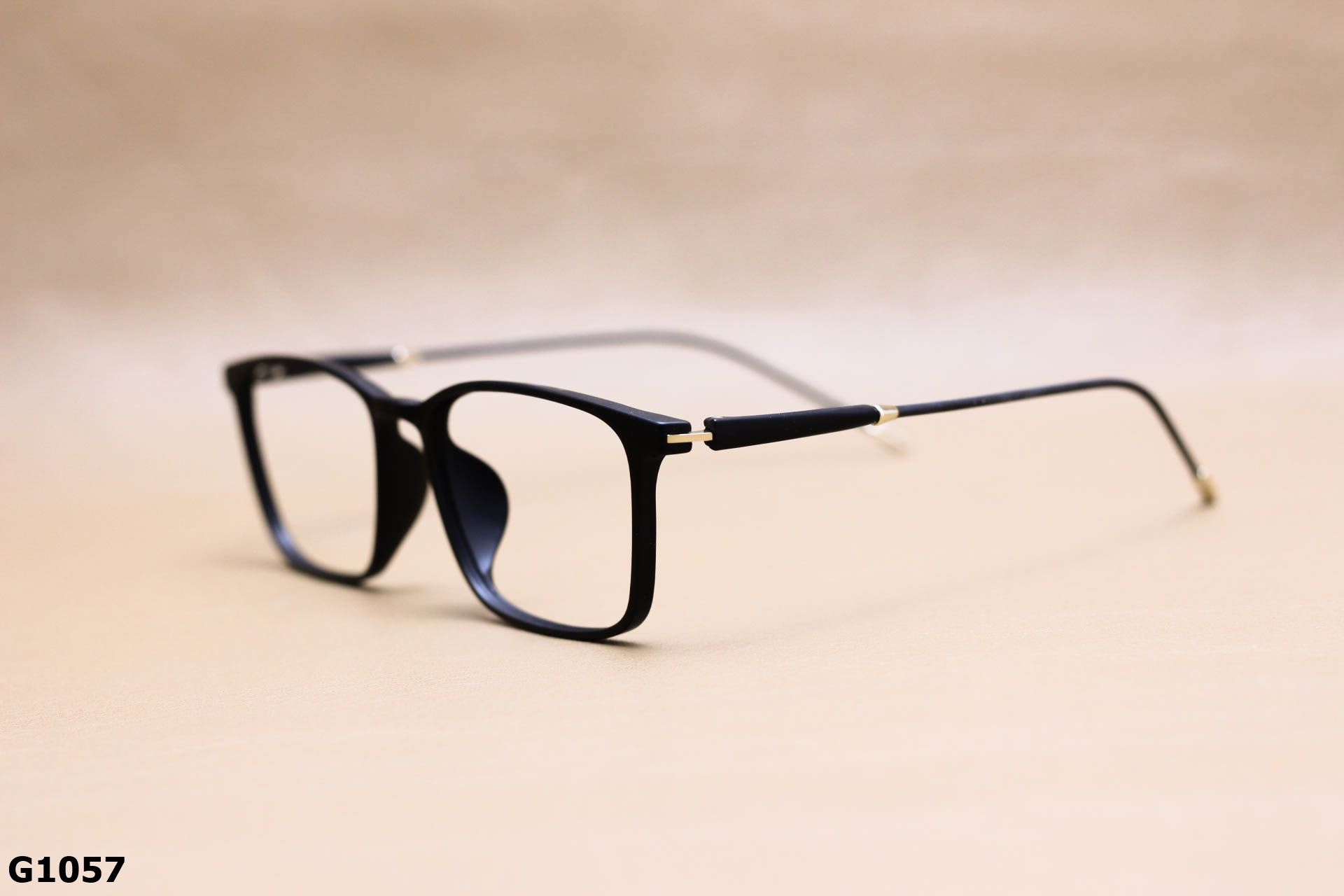 Gọng Kính Cận Vuông Thanh Mảnh Unisex Nhựa Dẻo TR90 - G1057