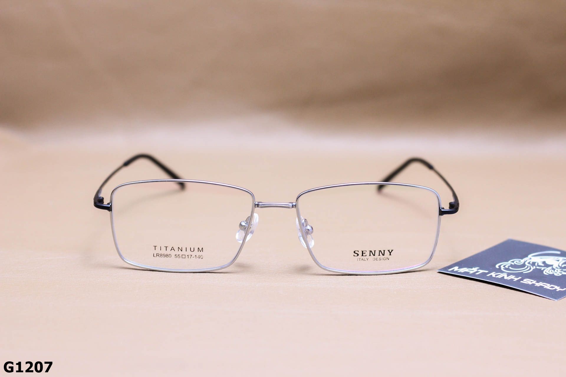 Gọng Kính Cận Titanium Dáng Vuông Thời Trang Unisex - G1207