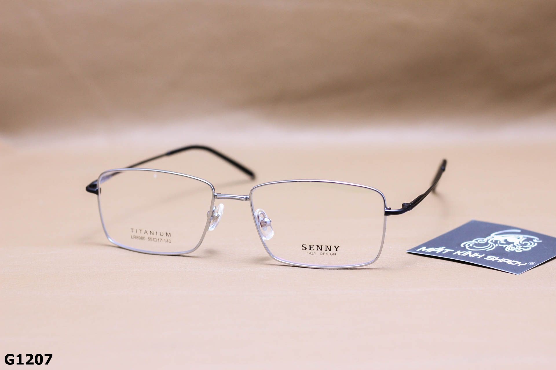 Gọng Kính Cận Titanium Dáng Vuông Thời Trang Unisex - G1207