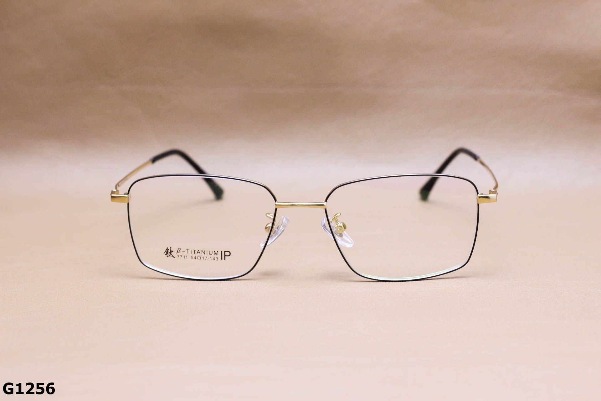 Gọng Kính Cận Dáng Vuông Unisex,Titanium Cao Cấp - G1256
