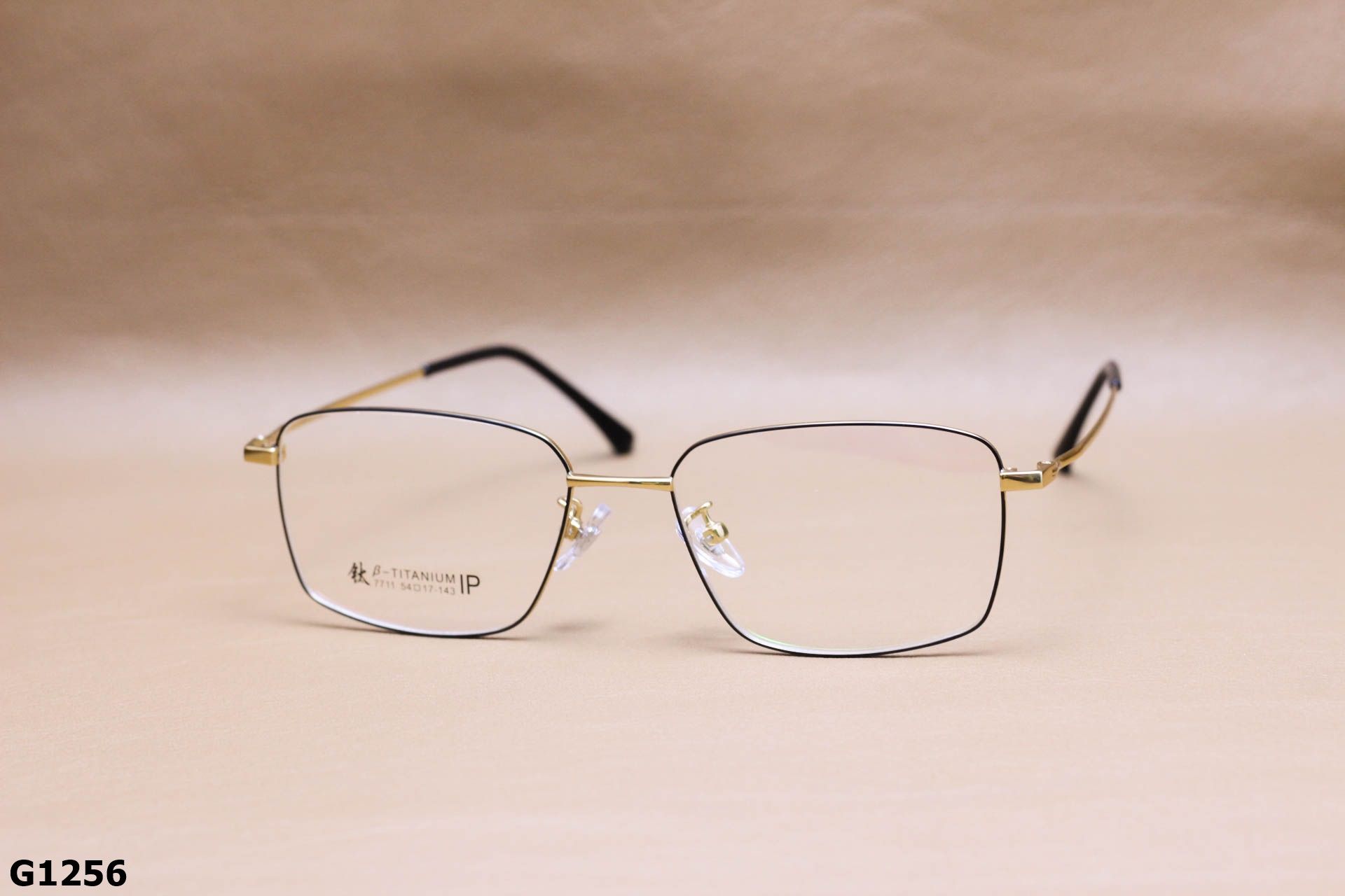 Gọng Kính Cận Dáng Vuông Unisex,Titanium Cao Cấp - G1256