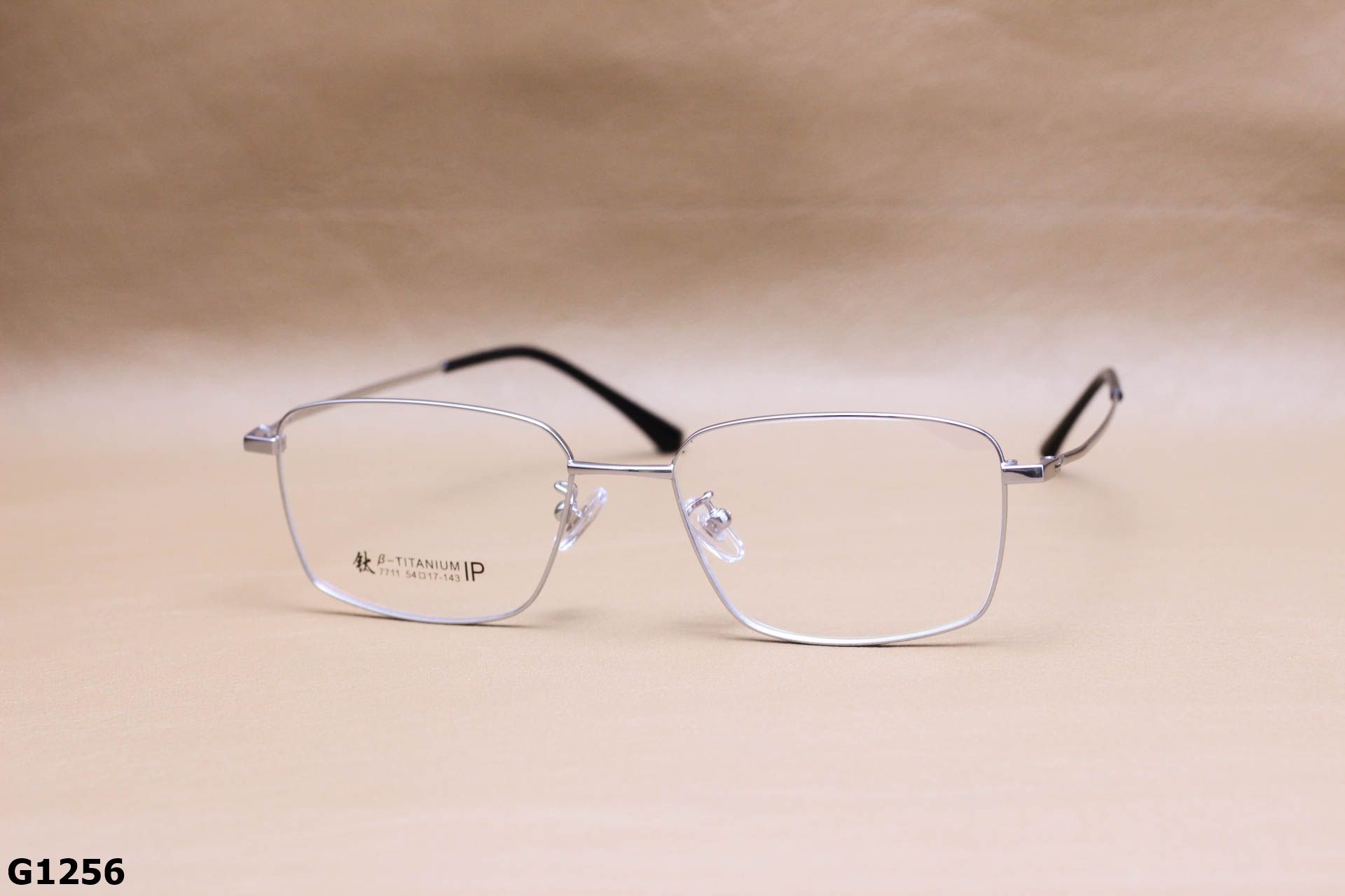 Gọng Kính Cận Dáng Vuông Unisex,Titanium Cao Cấp - G1256