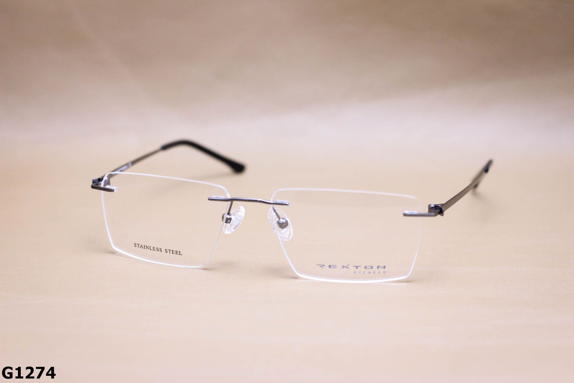 Gọng Kính Cận REXTON Thép Không Gỉ Cao Cấp - G1274