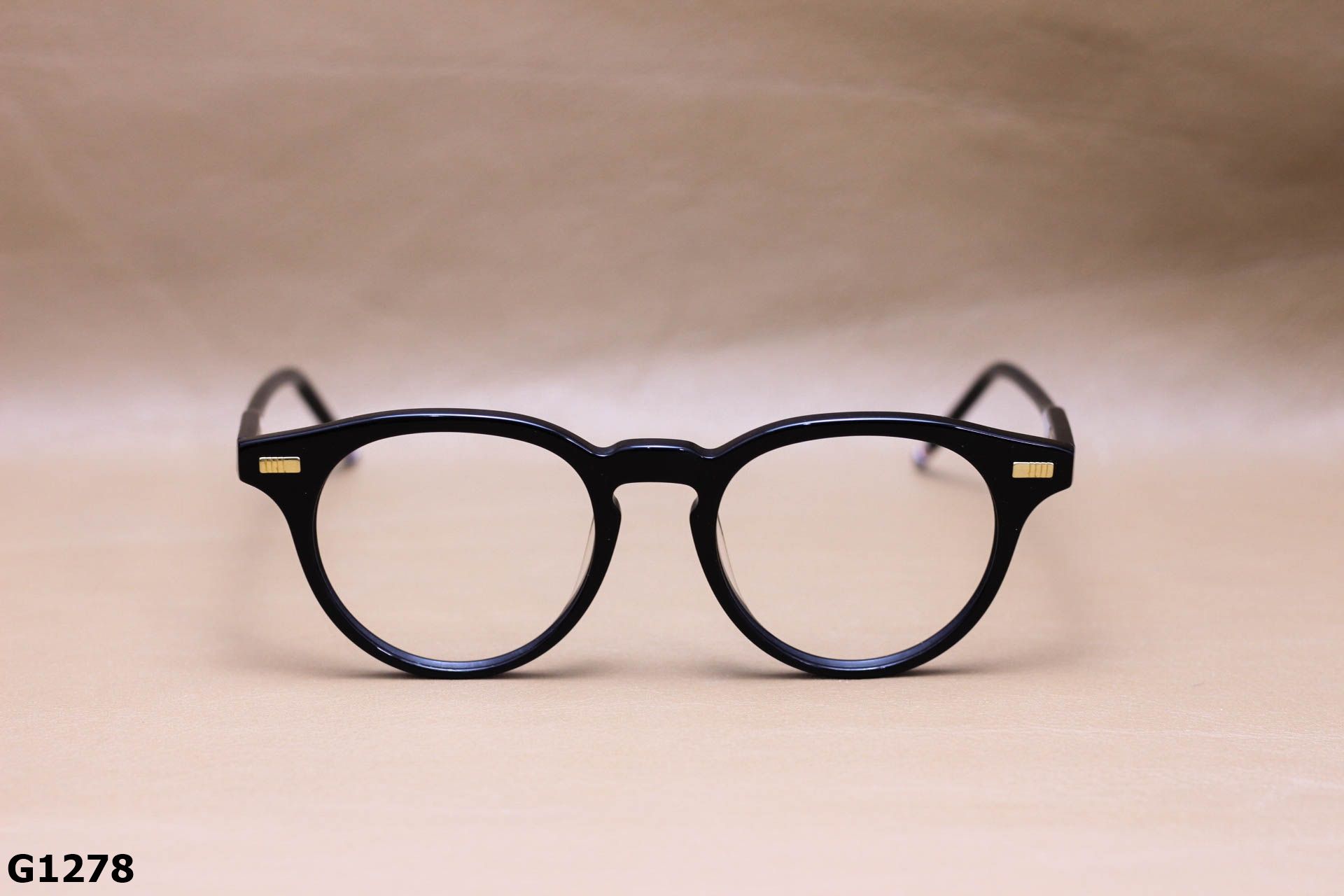Gọng Kính Cận Tròn Ngố Unisex, Nhựa Acetate Cao Cấp - G1278