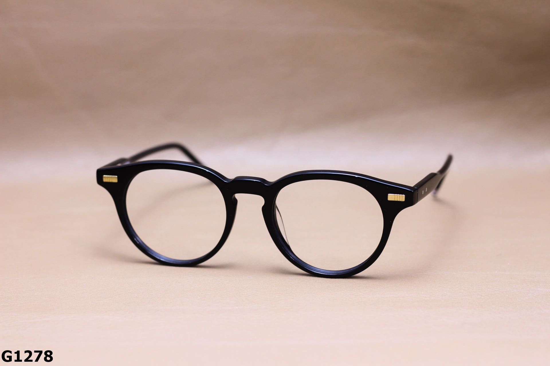 Gọng Kính Cận Tròn Ngố Unisex, Nhựa Acetate Cao Cấp - G1278
