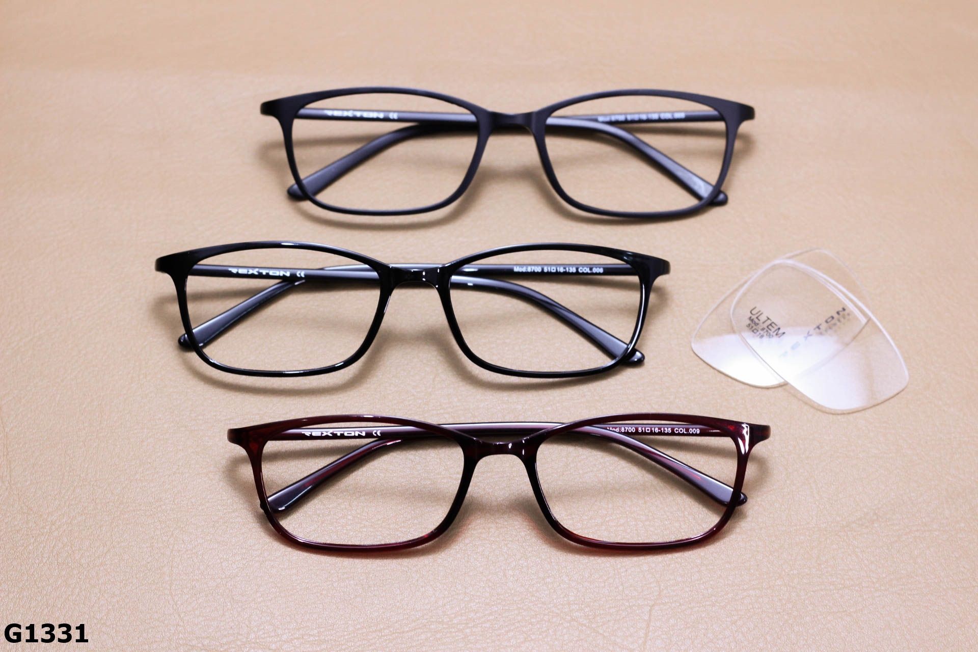 Gọng Kính Vuông Thời Trang Unisex (Nhựa Dẻo Ultem) - G1331