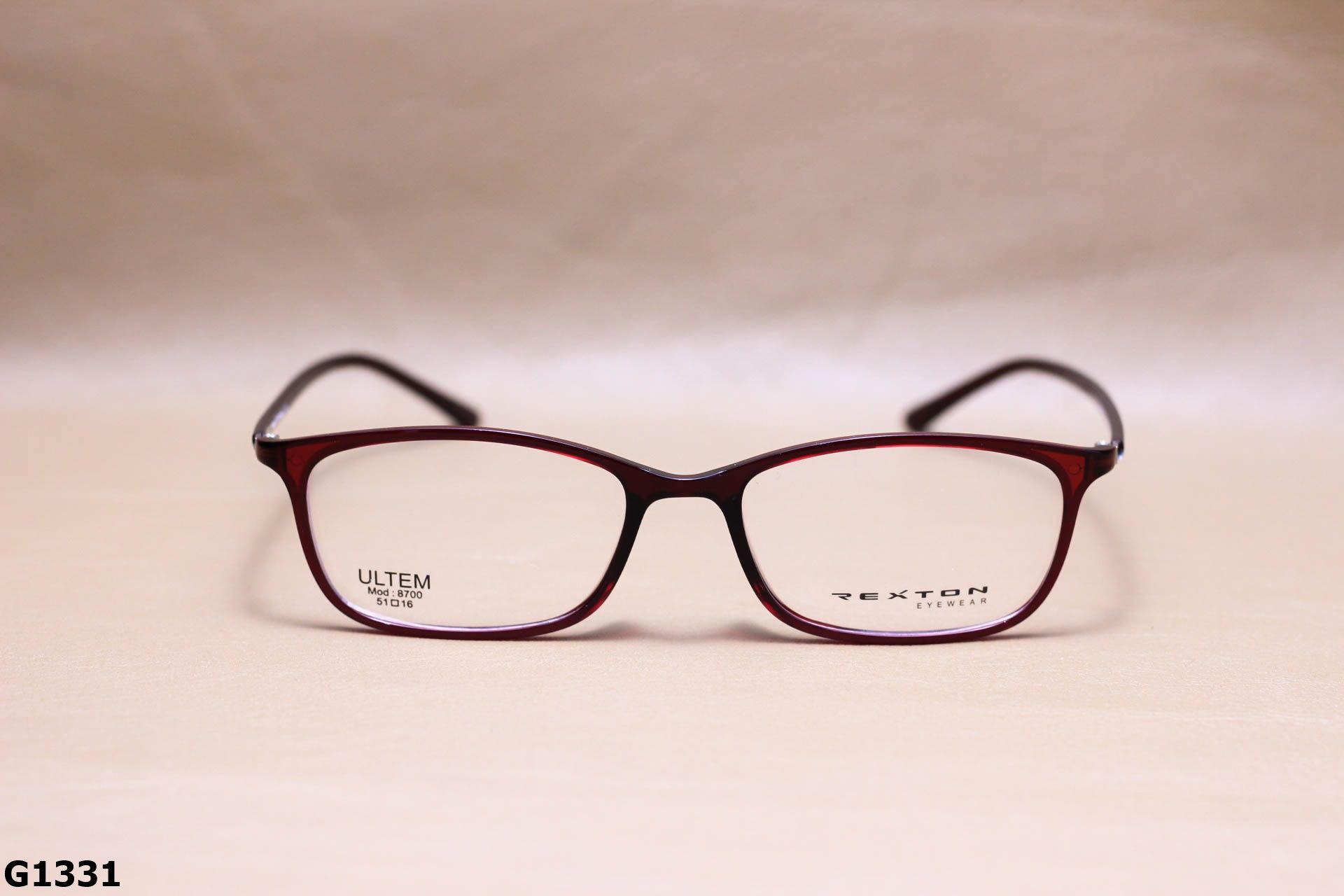 Gọng Kính Vuông Thời Trang Unisex (Nhựa Dẻo Ultem) - G1331