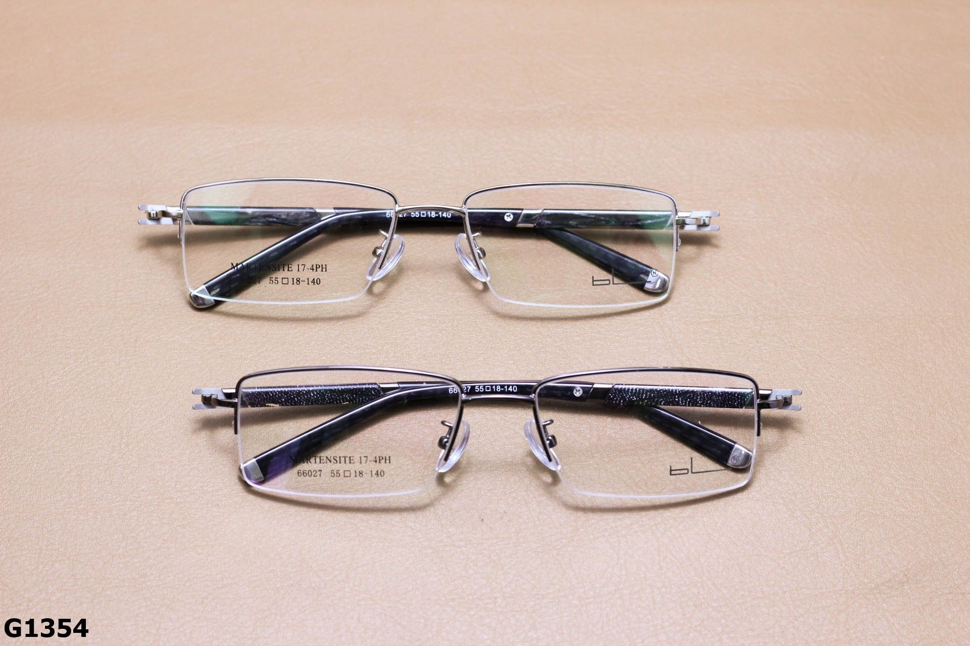 Gọng Kính Cận Hợp Kim Nửa Viền Thời Trang Unisex - G1354