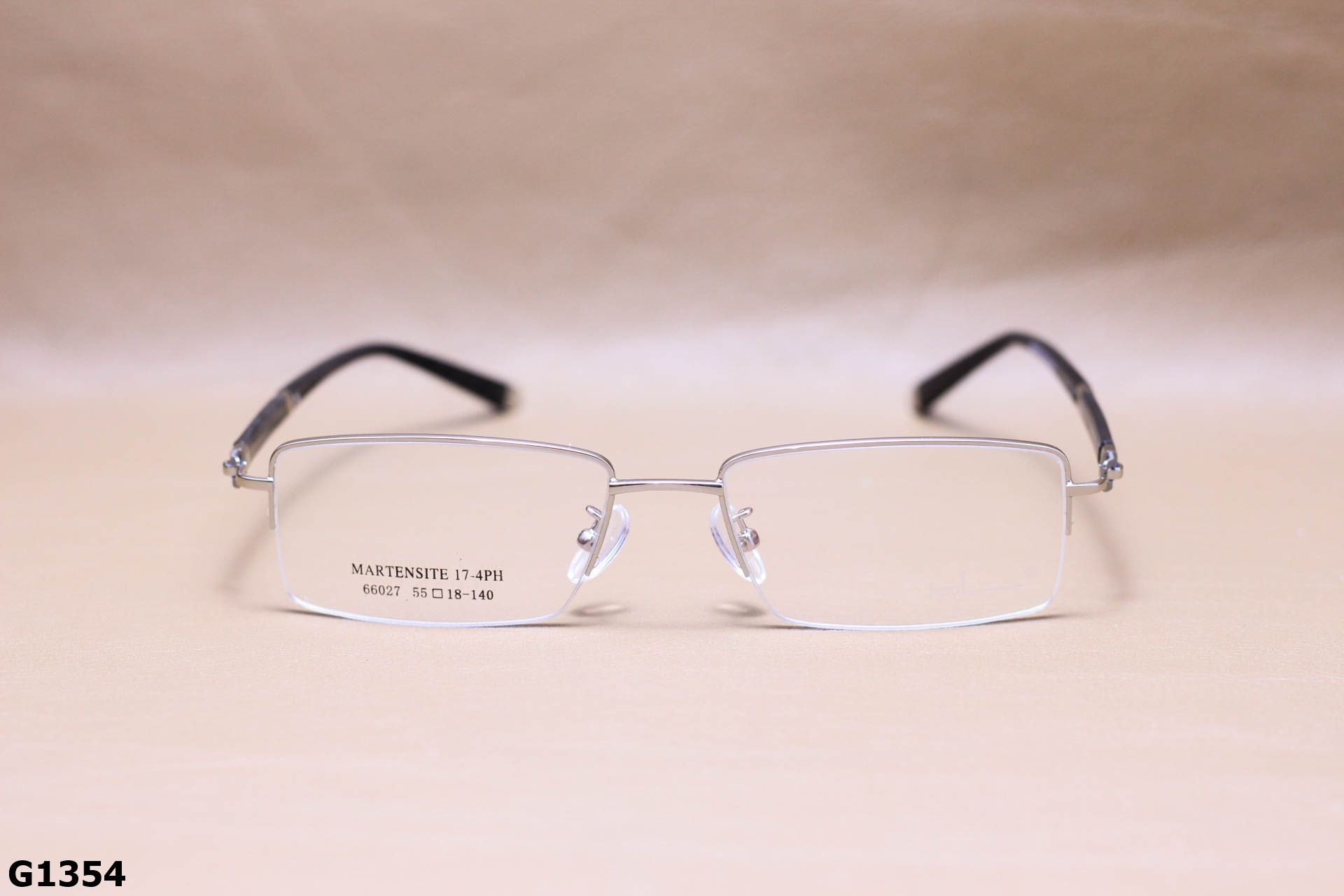 Gọng Kính Cận Hợp Kim Nửa Viền Thời Trang Unisex - G1354