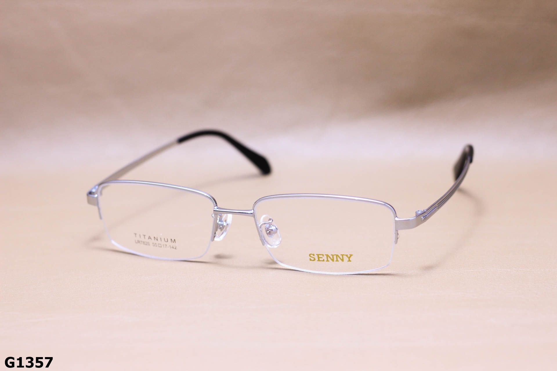 Gọng Kính Cận Titanium Cao Cấp Nửa Viền Thời Trang Unisex - G1357