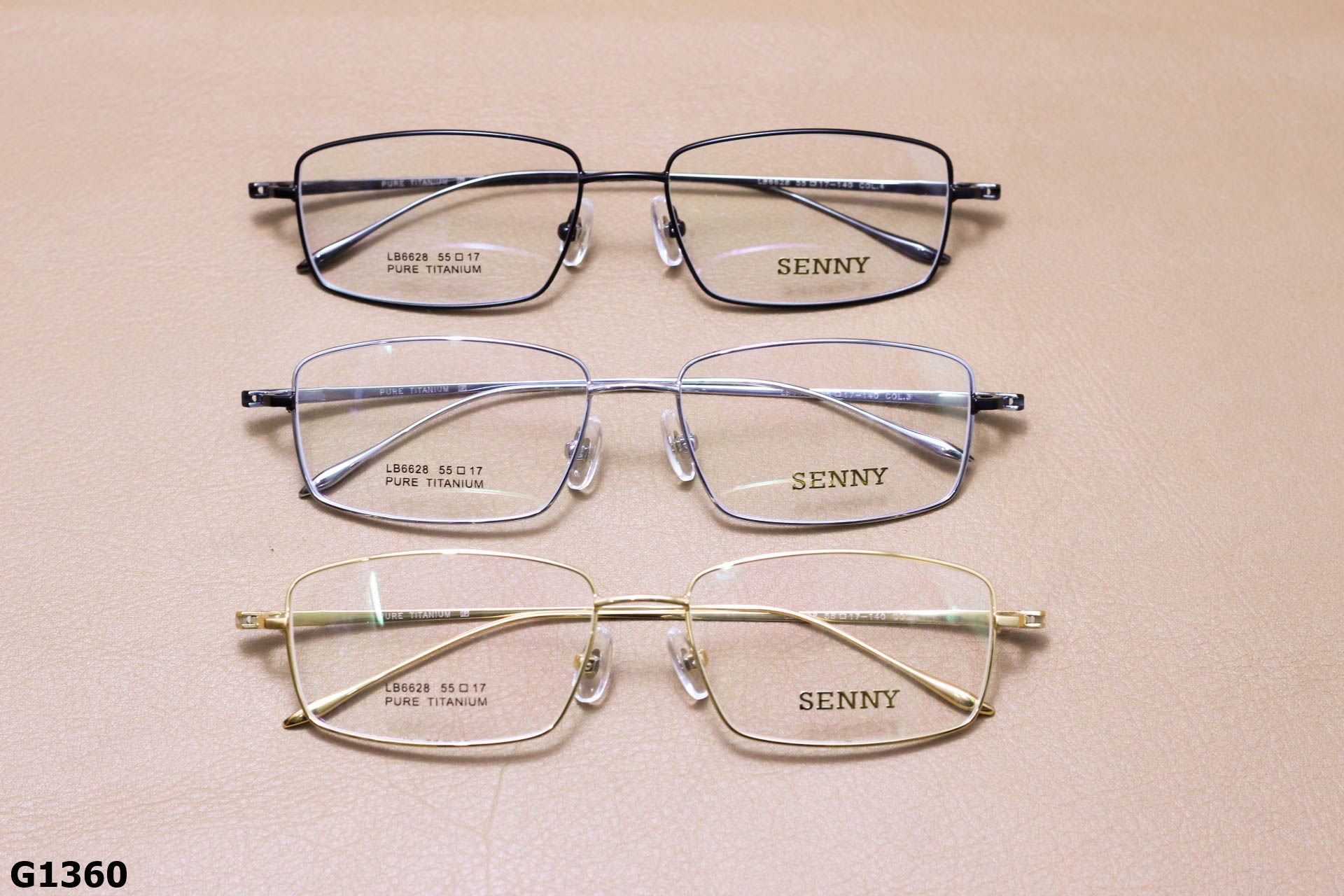 Gọng Kính Cận Titianium Cao Cấp Unisex Cực Đẹp - G1360