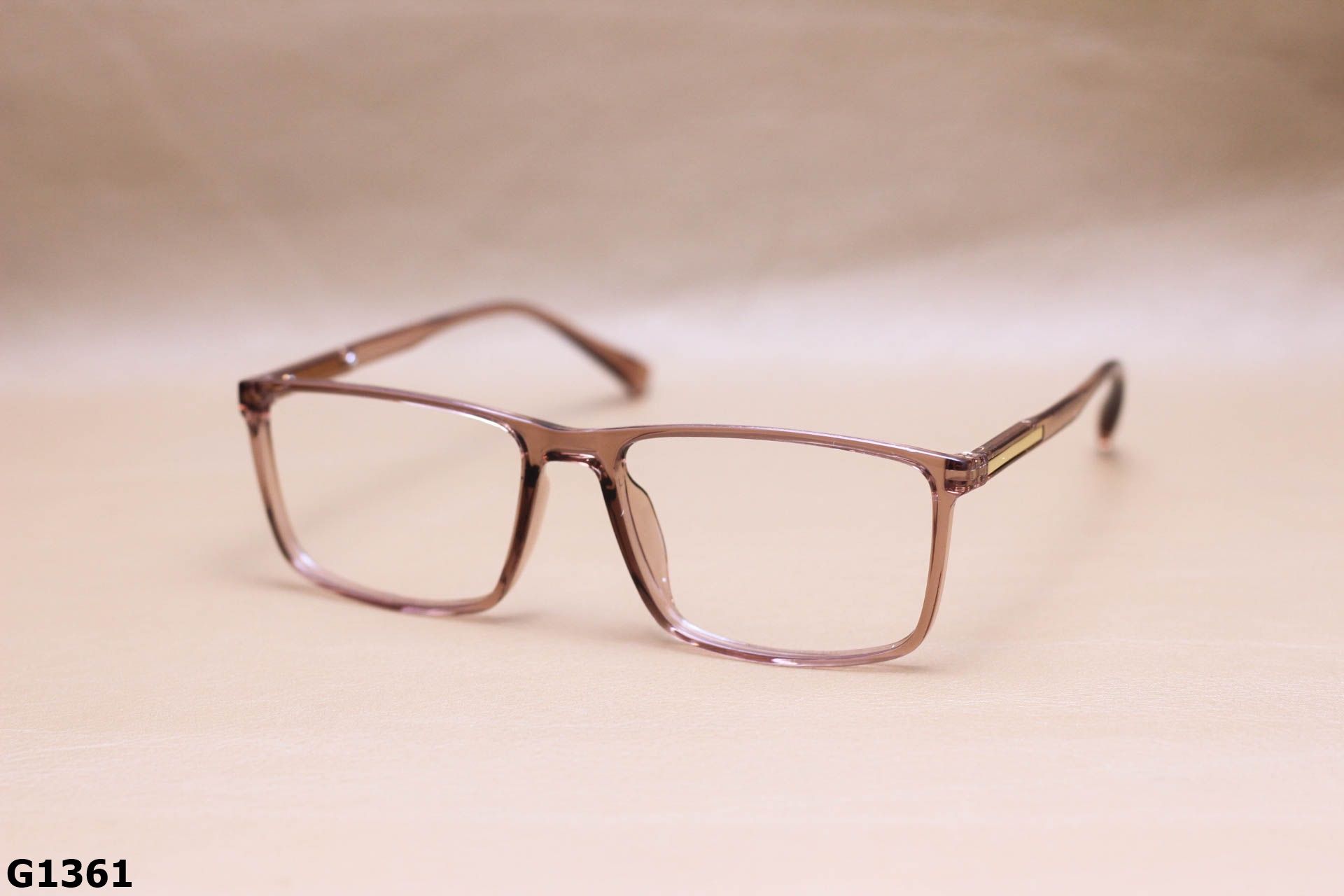Gọng Kính Cận Nhựa Dẻo Dáng Vuông Unisex - G1361