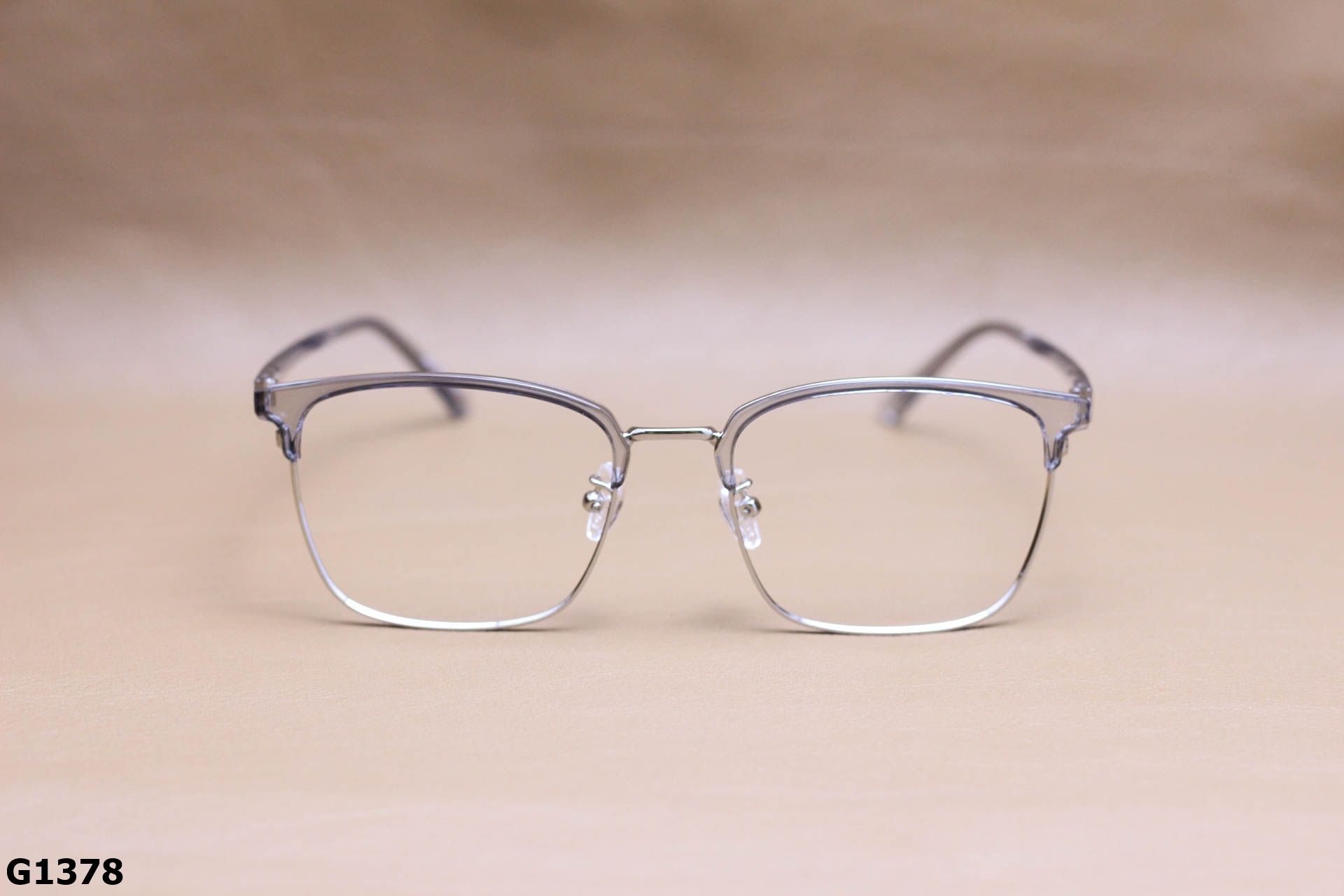 Gọng Kính Cận Thời Trang Nửa Gọng Unisex - G1378