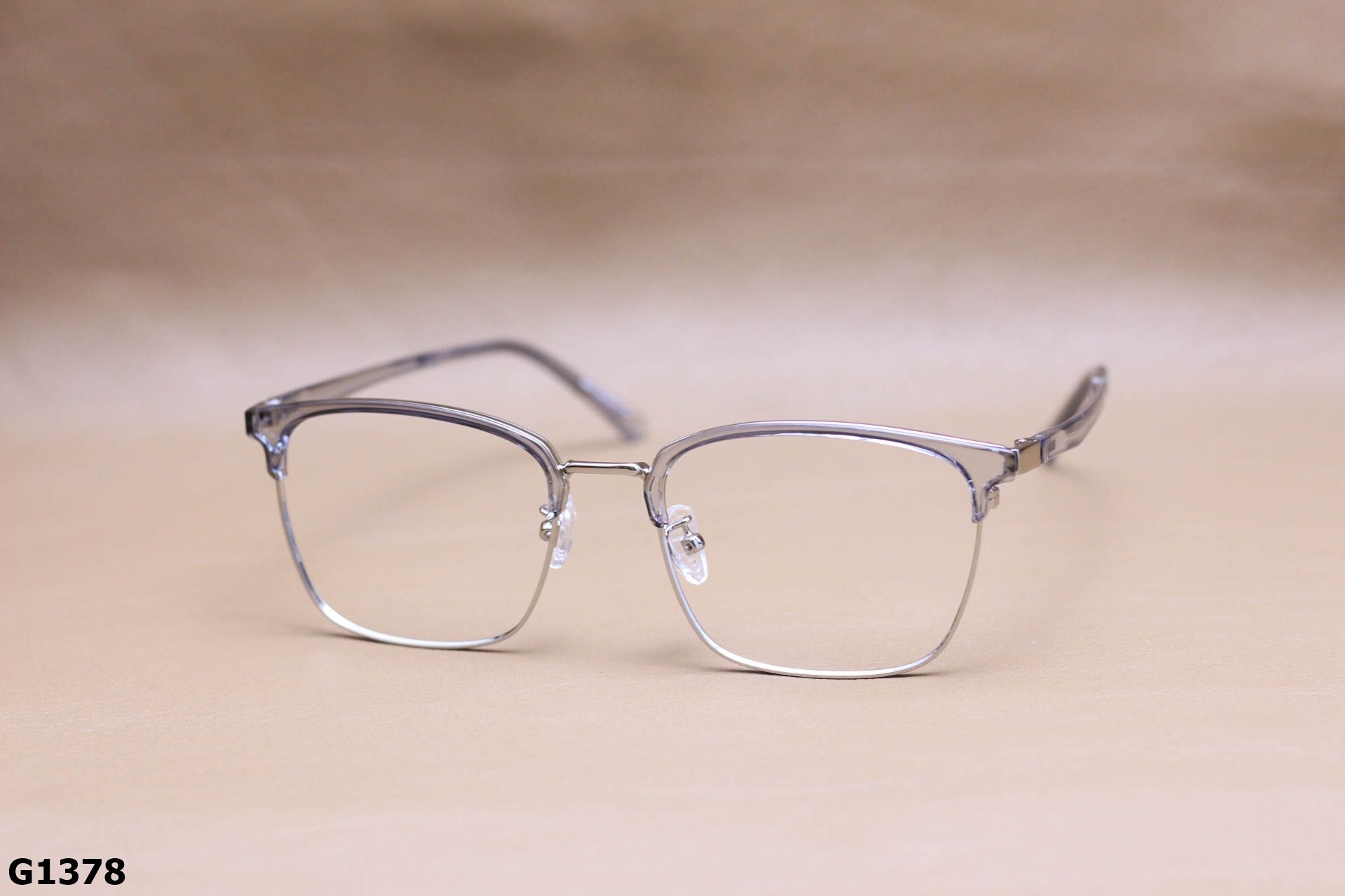 Gọng Kính Cận Thời Trang Nửa Gọng Unisex - G1378