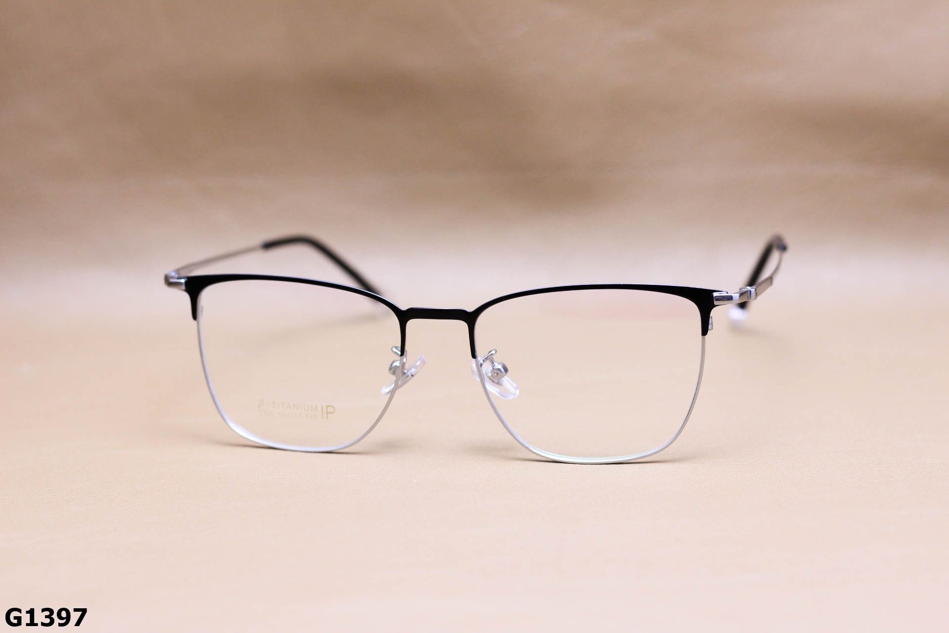 Gọng Kính Cận Titanium Cao Cấp, Dáng Vuông Unisex - G1397