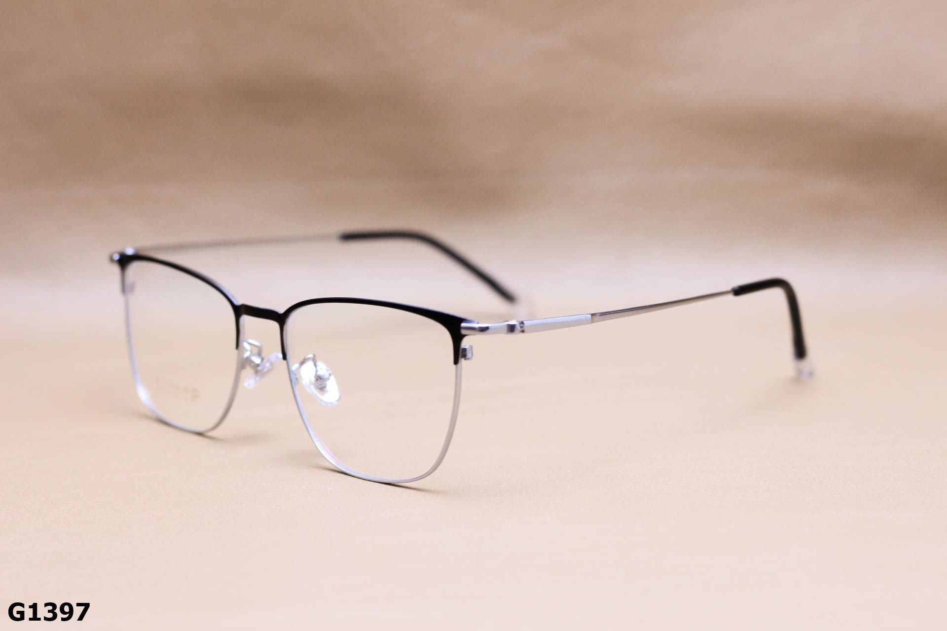Gọng Kính Cận Titanium Cao Cấp, Dáng Vuông Unisex - G1397