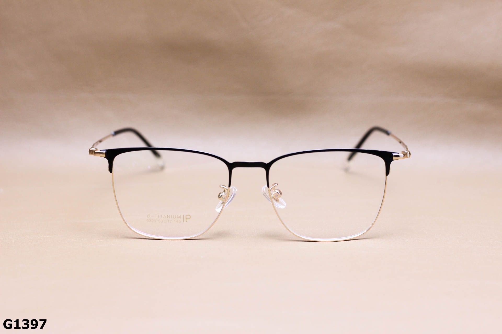 Gọng Kính Cận Titanium Cao Cấp, Dáng Vuông Unisex - G1397