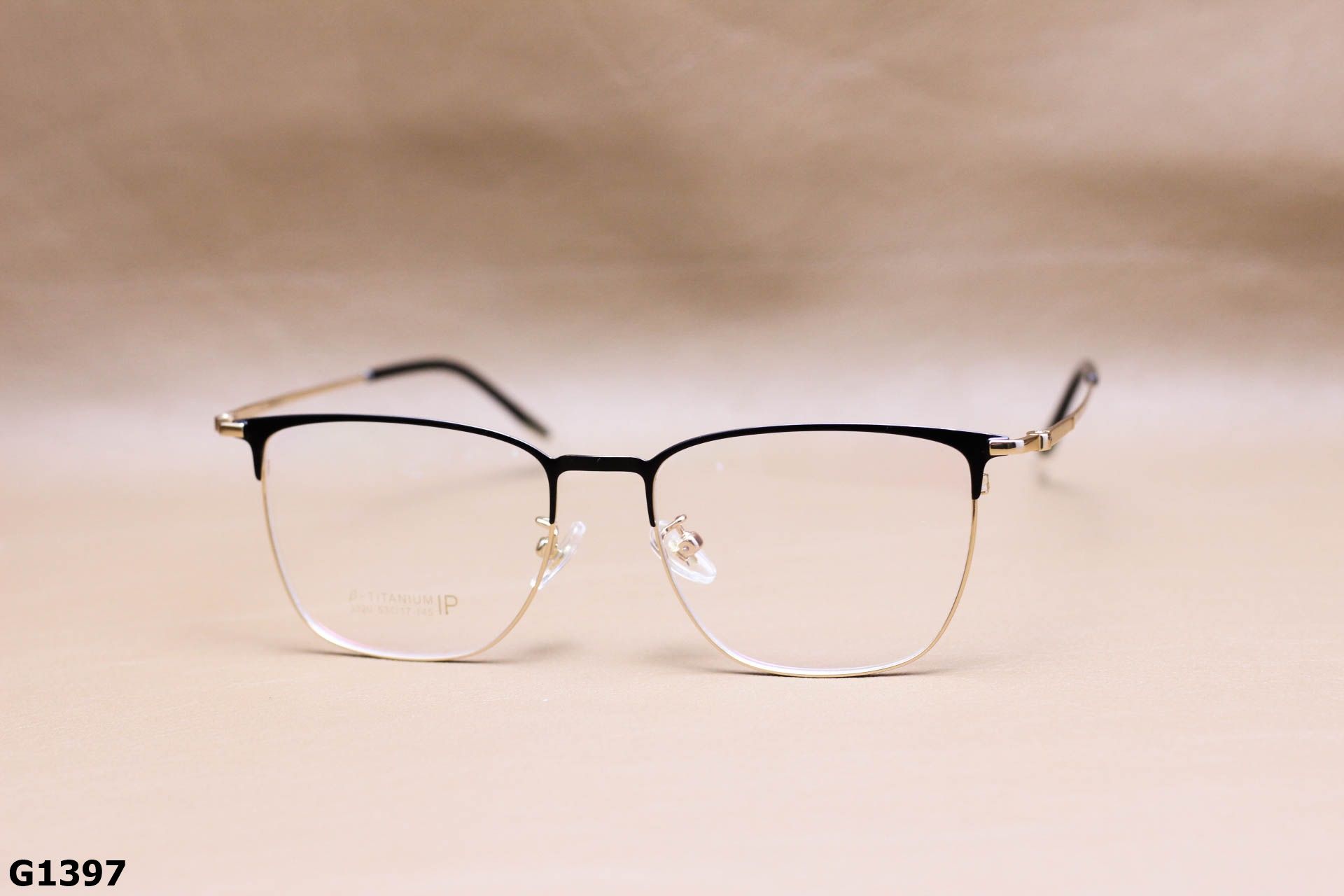 Gọng Kính Cận Titanium Cao Cấp, Dáng Vuông Unisex - G1397