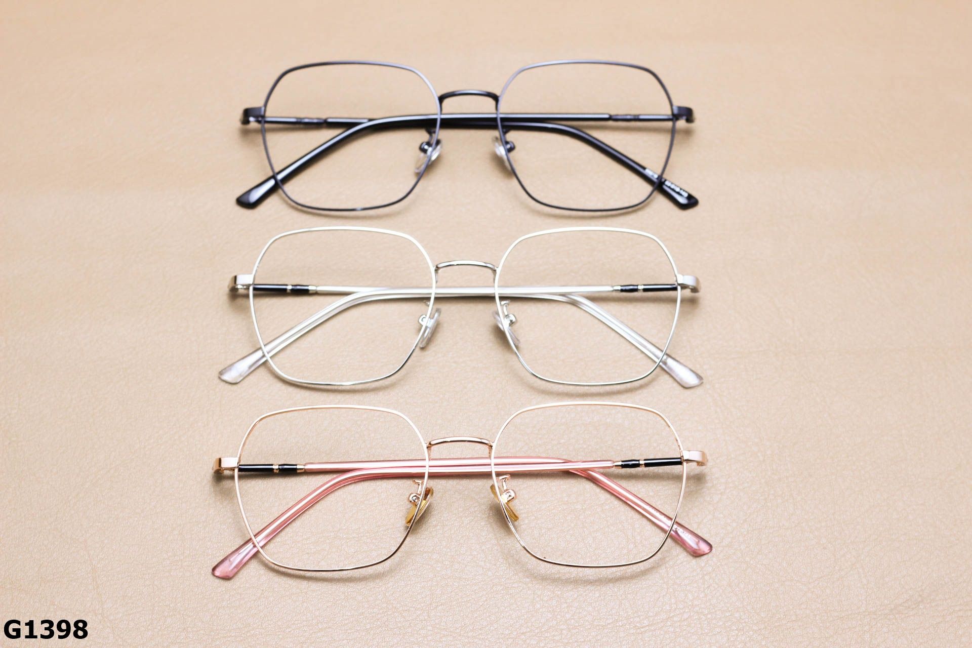 Gọng Kính Cận Thời Trang Lục Giác, Hợp Kim Unisex - G1398