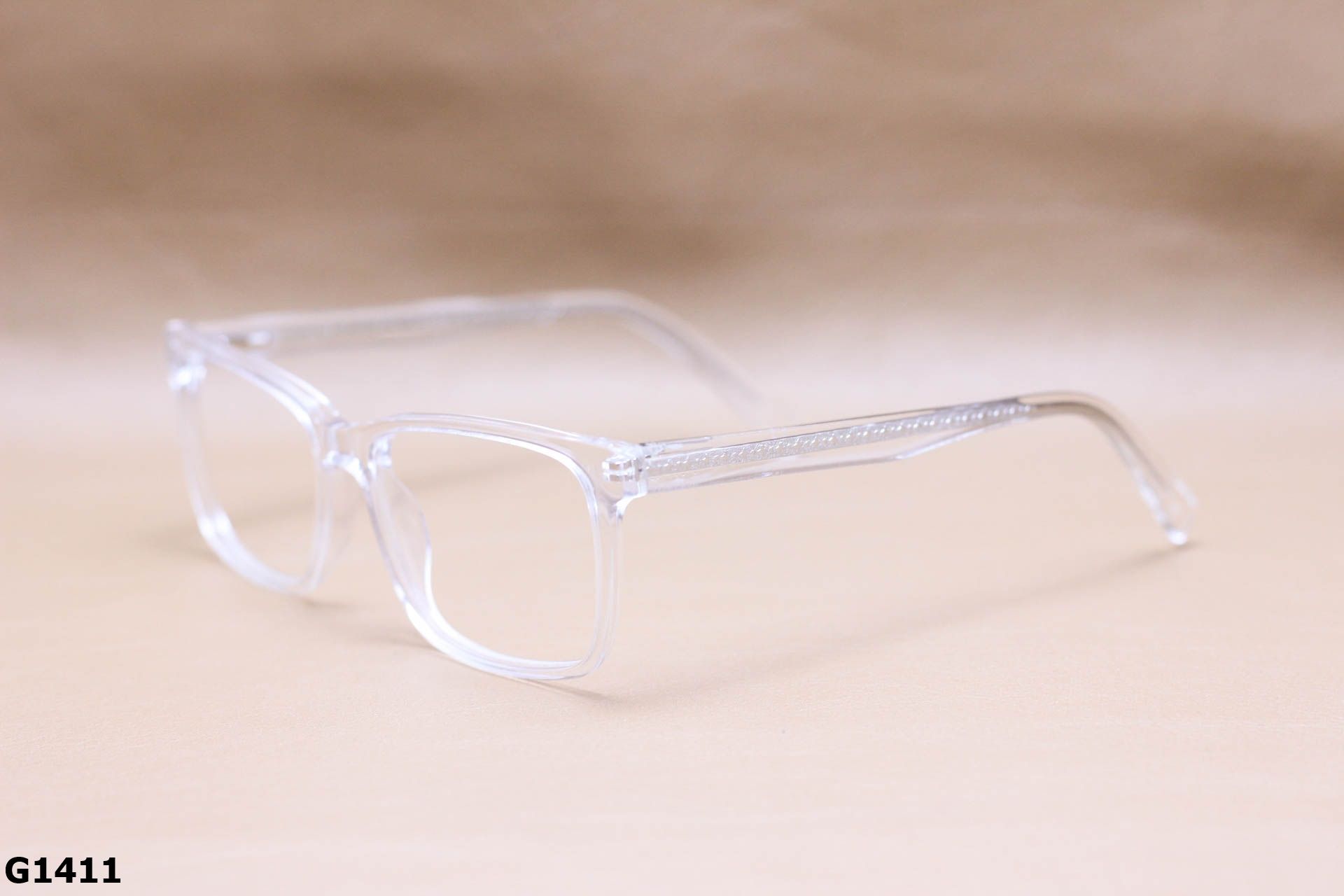 Gọng Kính Cận Thời Trang Unisex, Nhựa Acetate Nguyên Khối - G1411