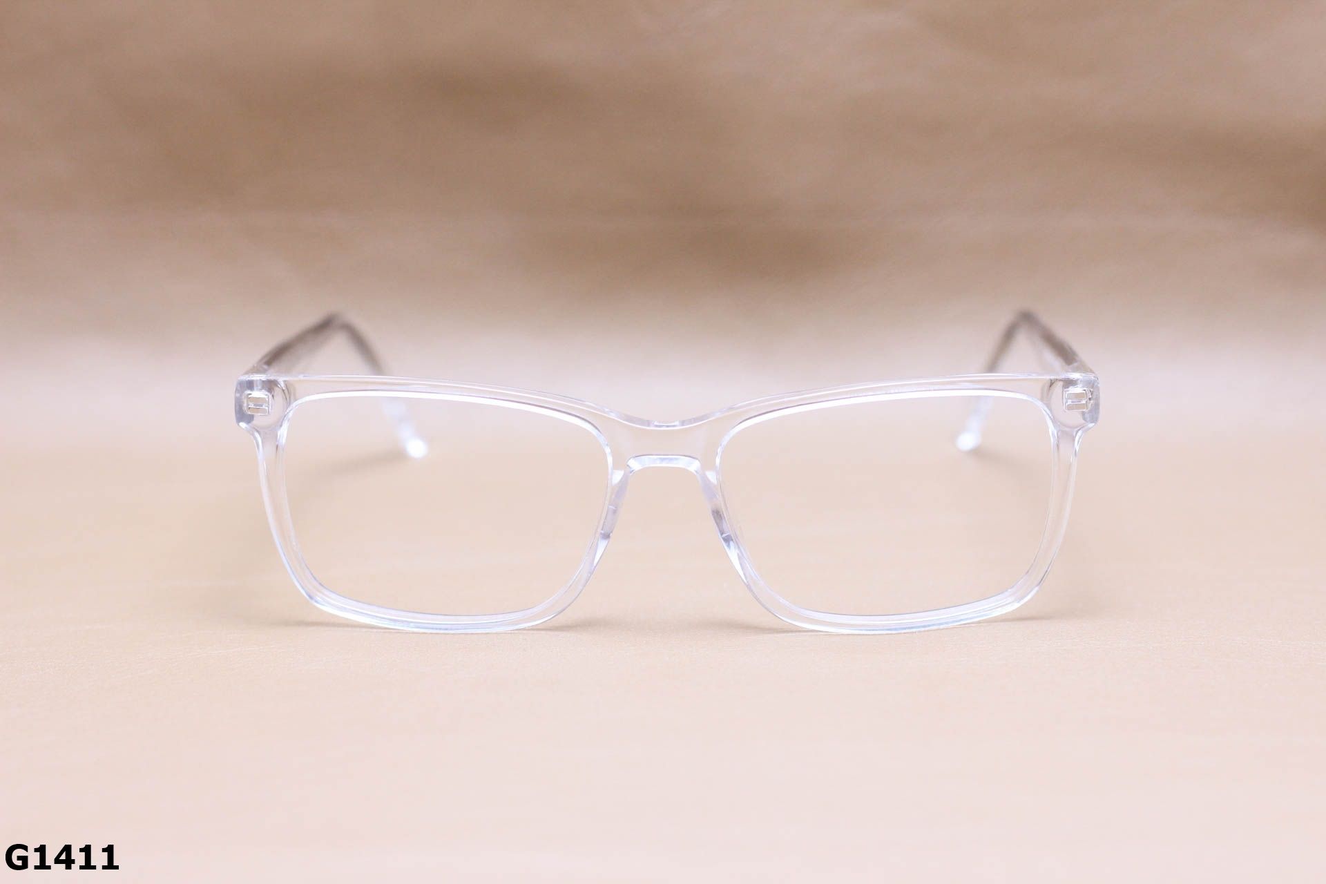 Gọng Kính Cận Thời Trang Unisex, Nhựa Acetate Nguyên Khối - G1411