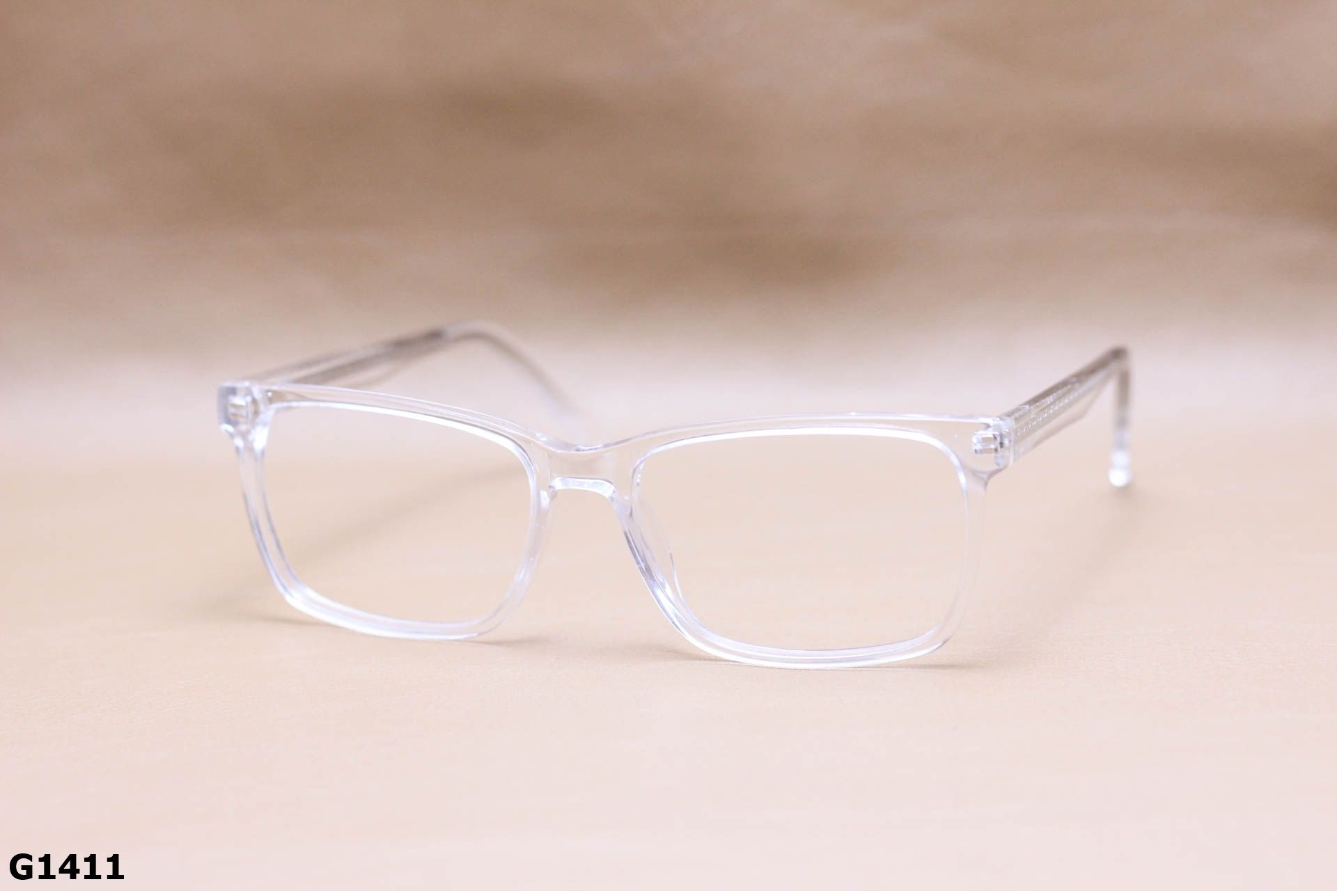Gọng Kính Cận Thời Trang Unisex, Nhựa Acetate Nguyên Khối - G1411