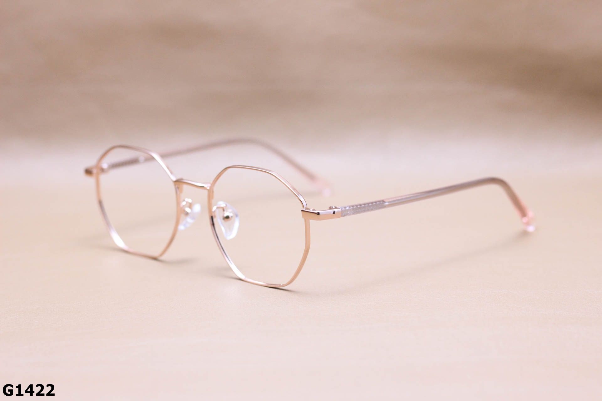 Gọng Kính Cận Hợp Kim Lục Giác Thời Trang Unisex - G1422
